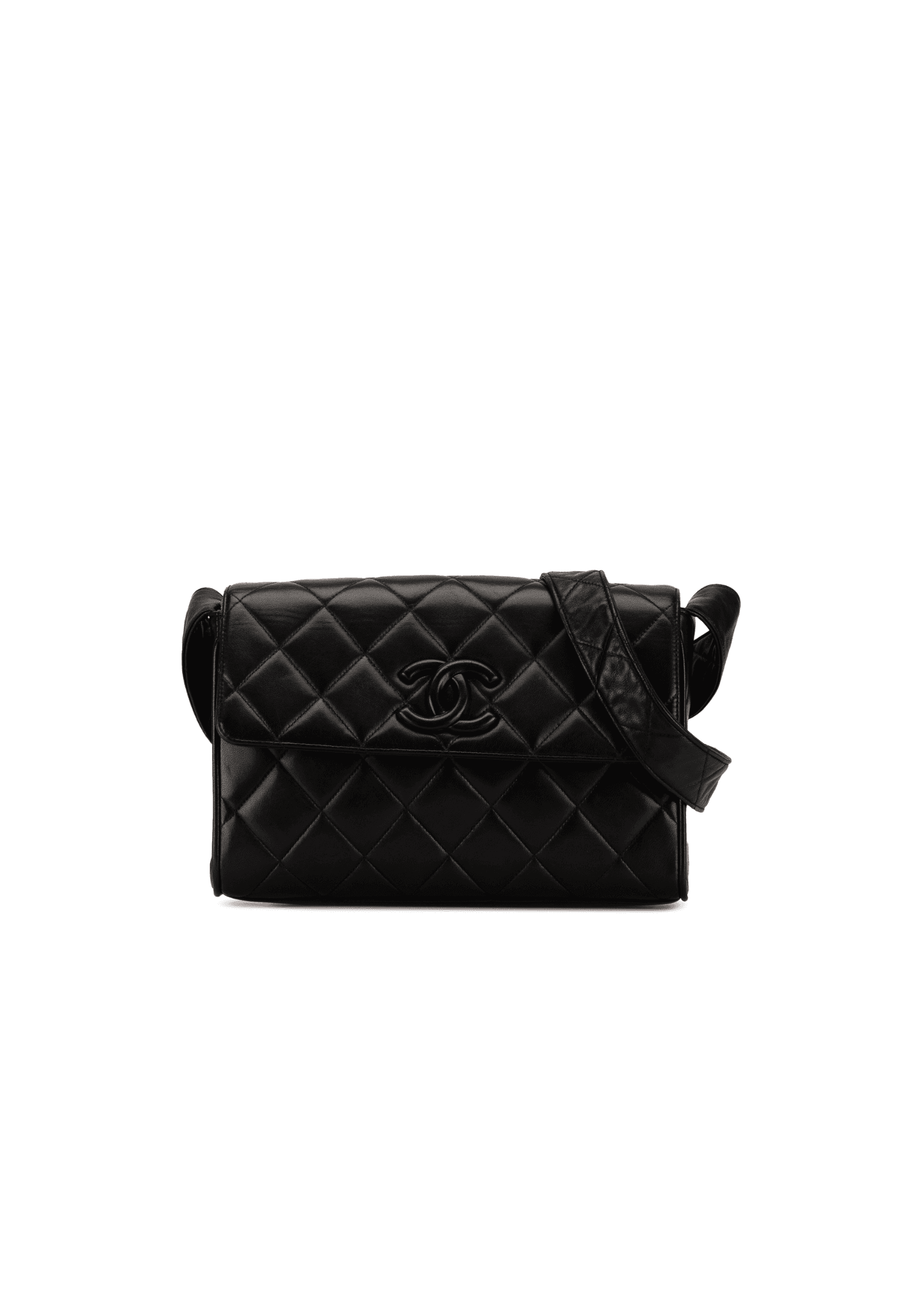 Chanel CC Quilted Lambskin Single Flap