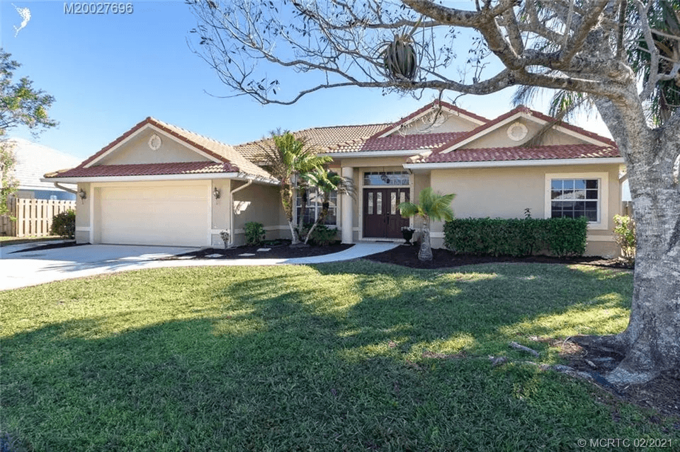1998 New Roof Construction in Palm City with Pioneer Hacienda Tile in Sahara