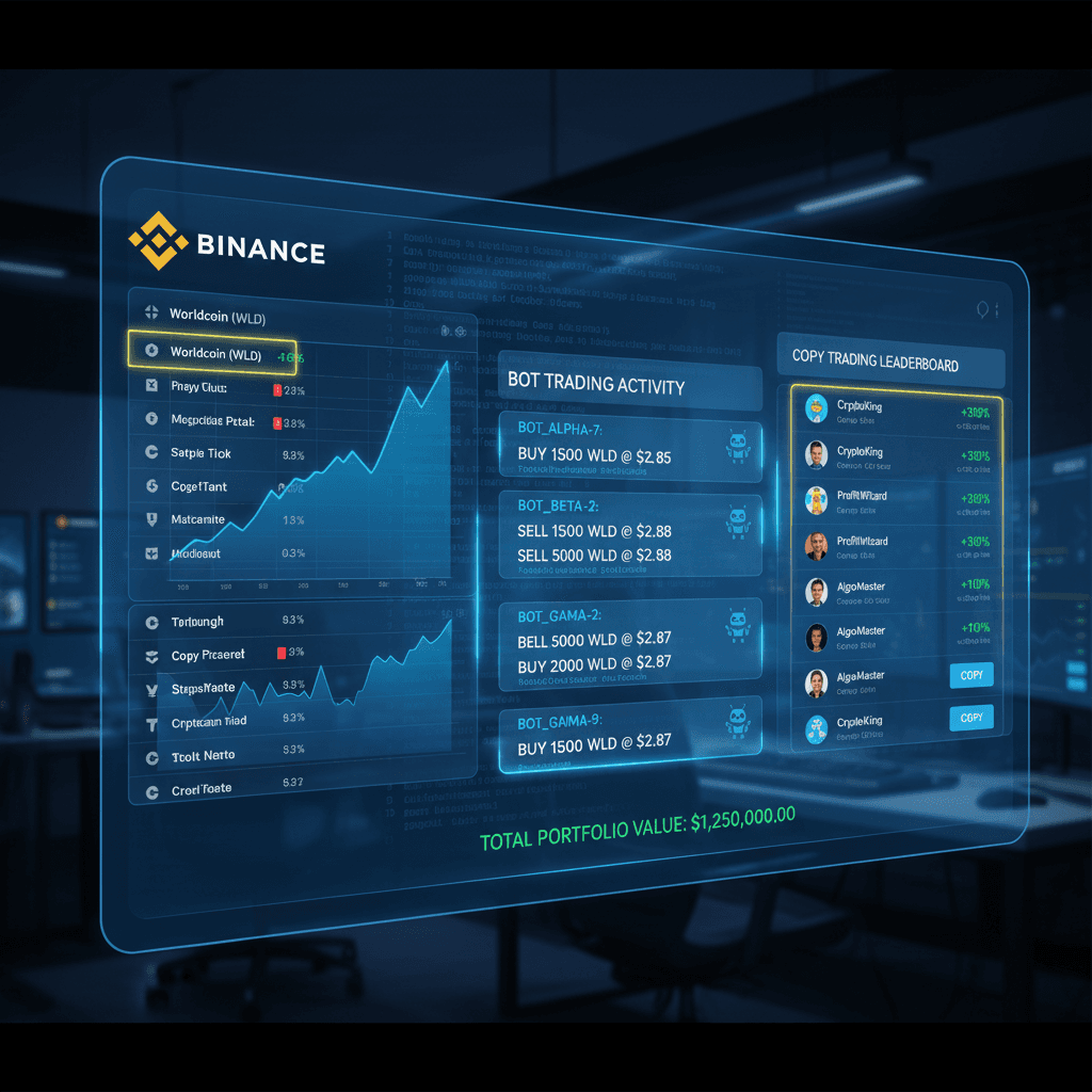 Automated Crypto Trading Dashboard with Worldcoin