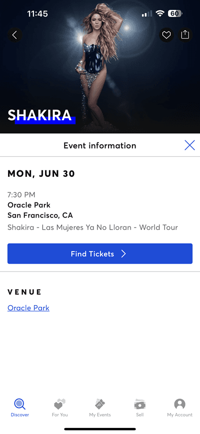 ticketmaster mobile tooltip example