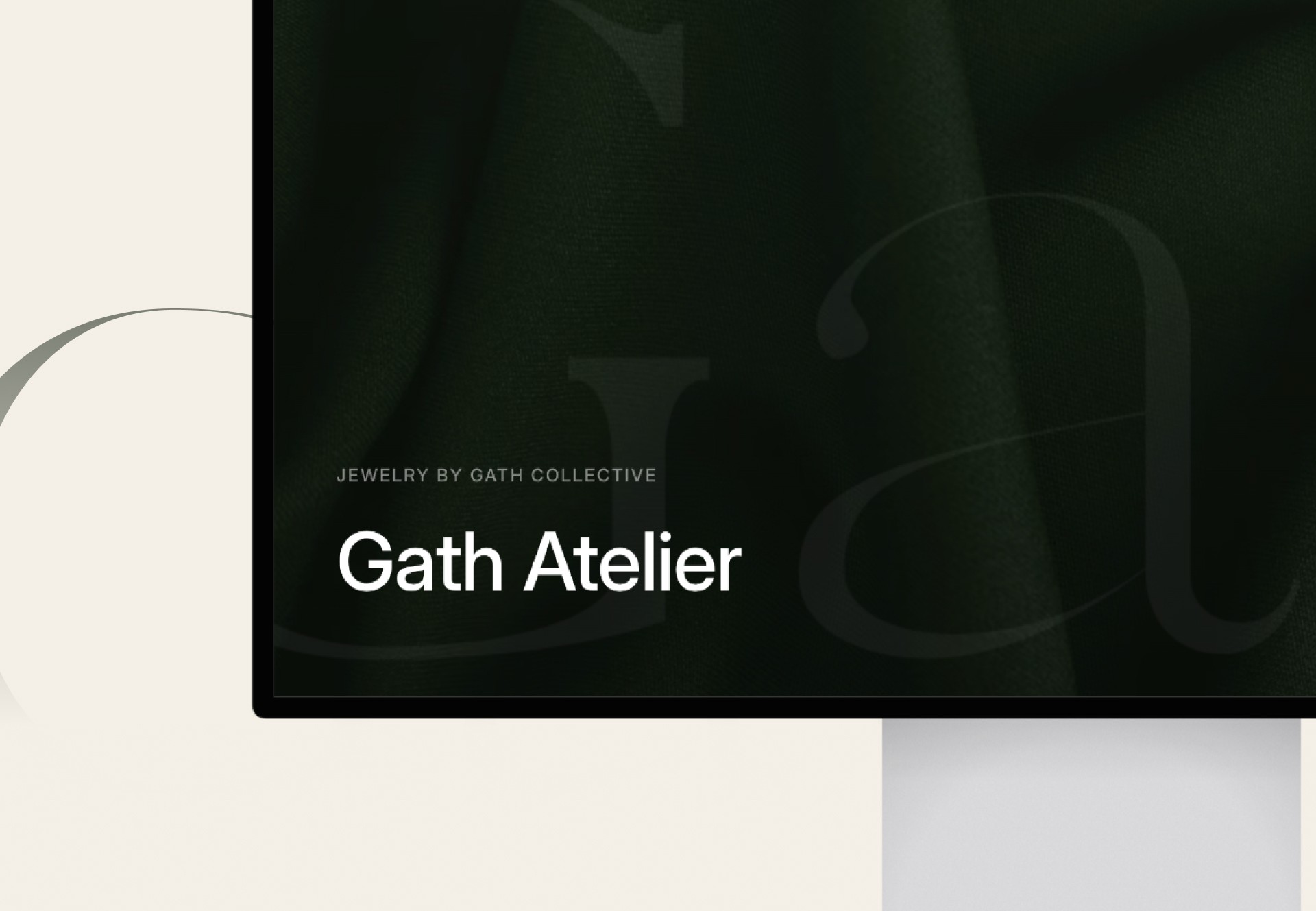 website-design-web-no-code-development-framer-jewellry-studio-ui/ux