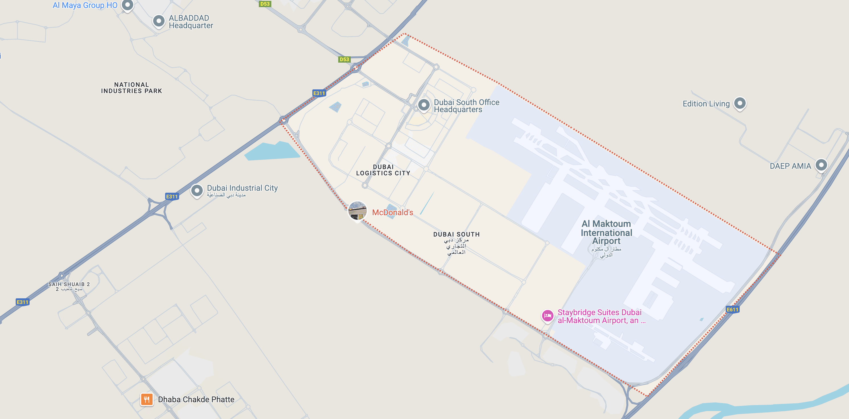 Dubai South Location