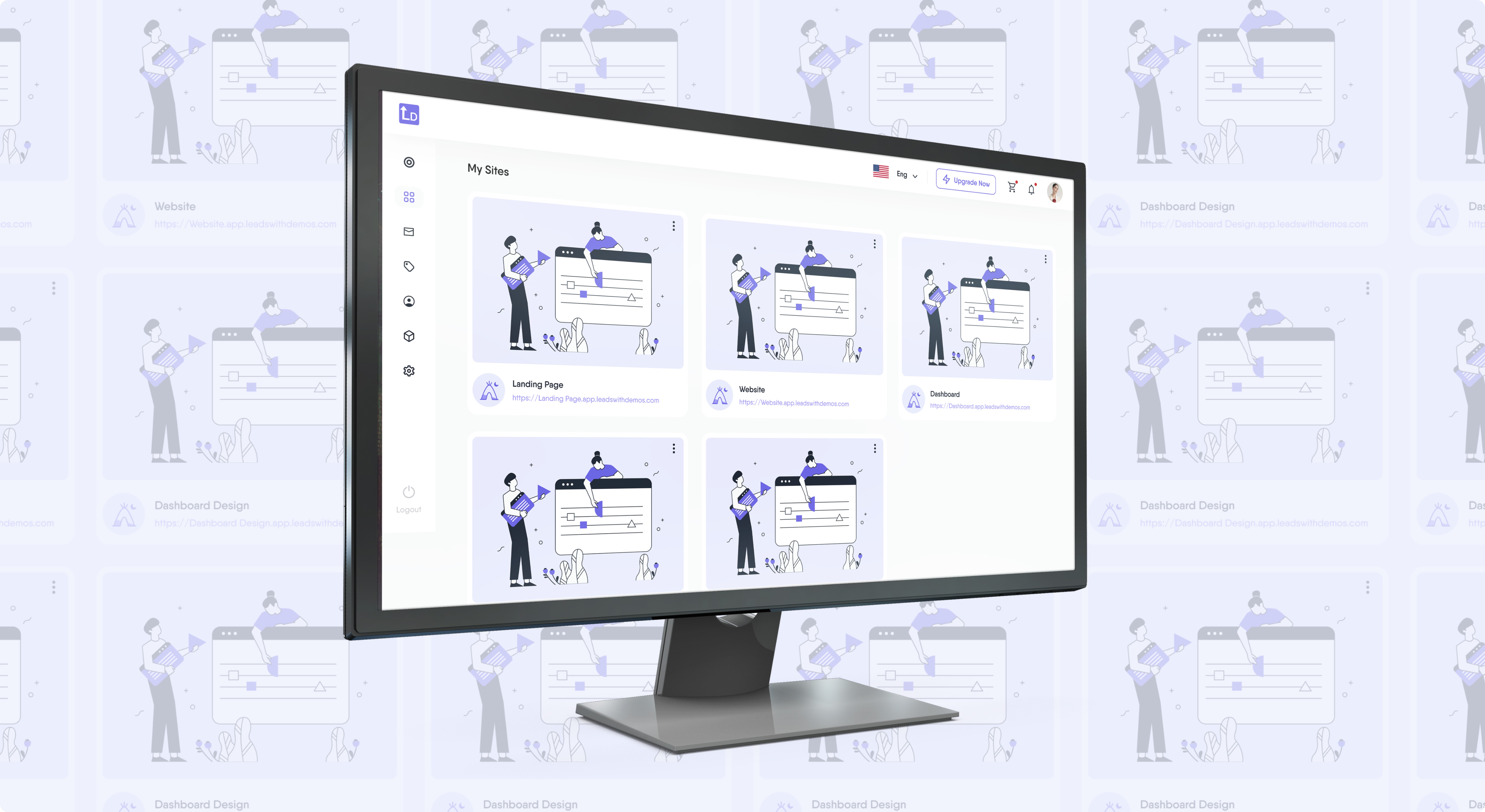 Tablet showing Streamline CRM UI