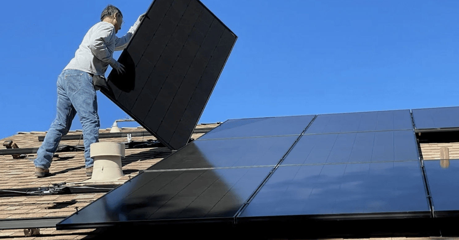 photo d'une installation solaire en charente-maritime