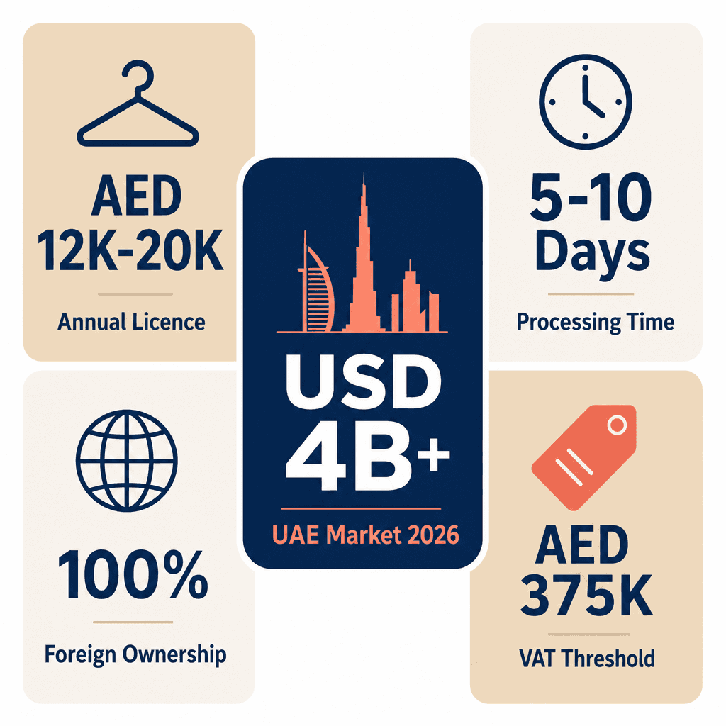 Infographic: How to Get a Fashion Design Consultancy Business License in Dubai