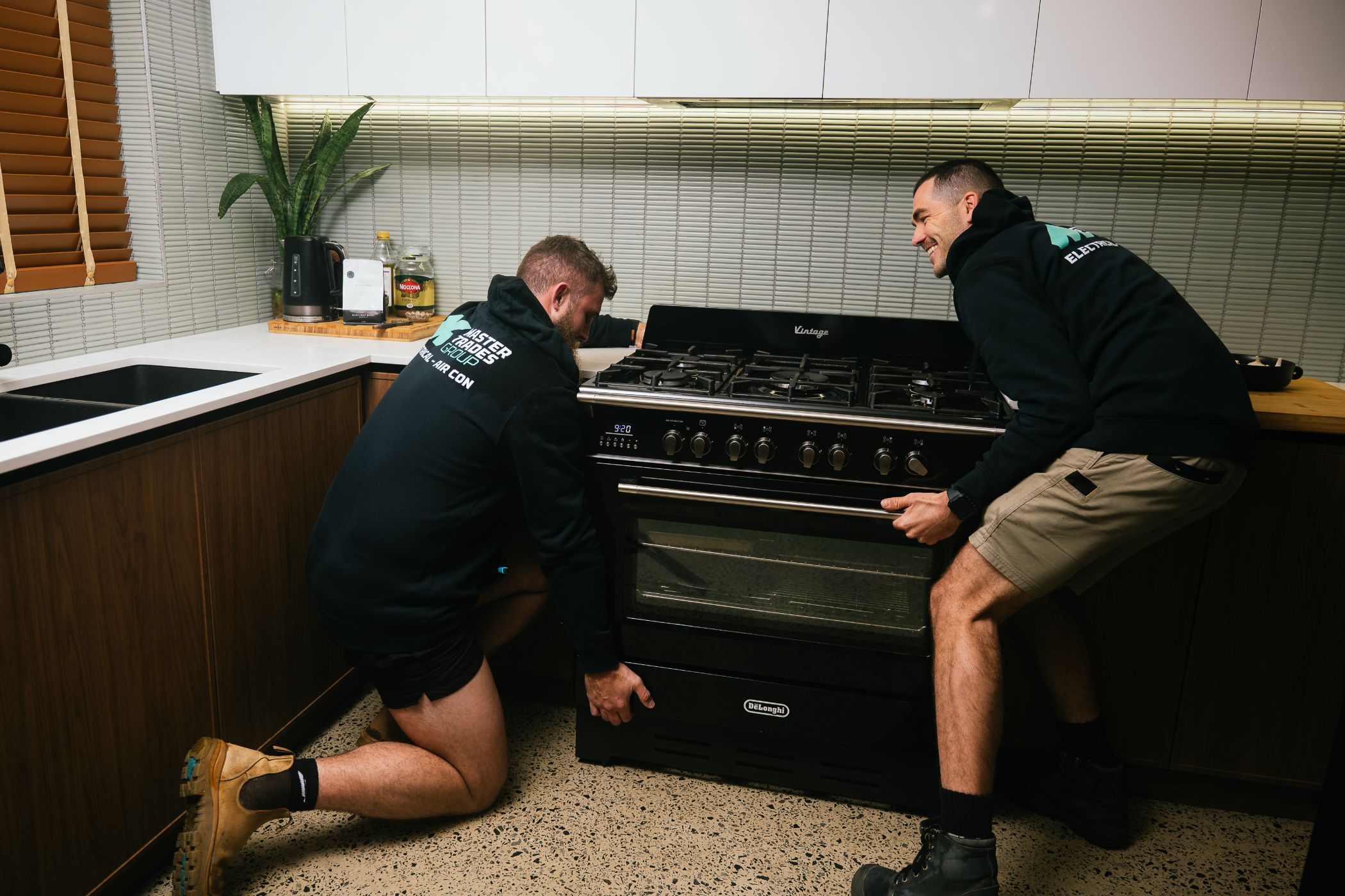 Master Trades Group oven installation