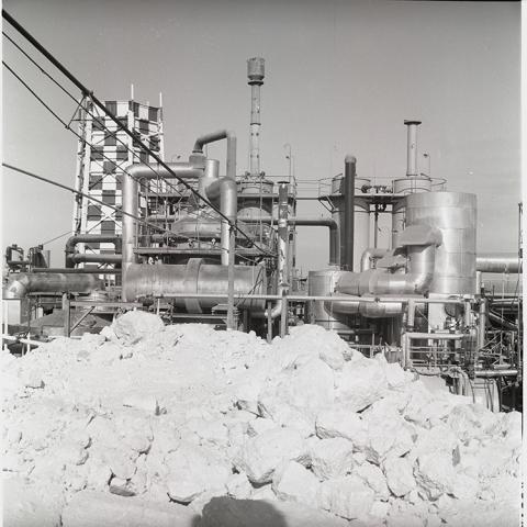 Planta de ácido sulfúrico.