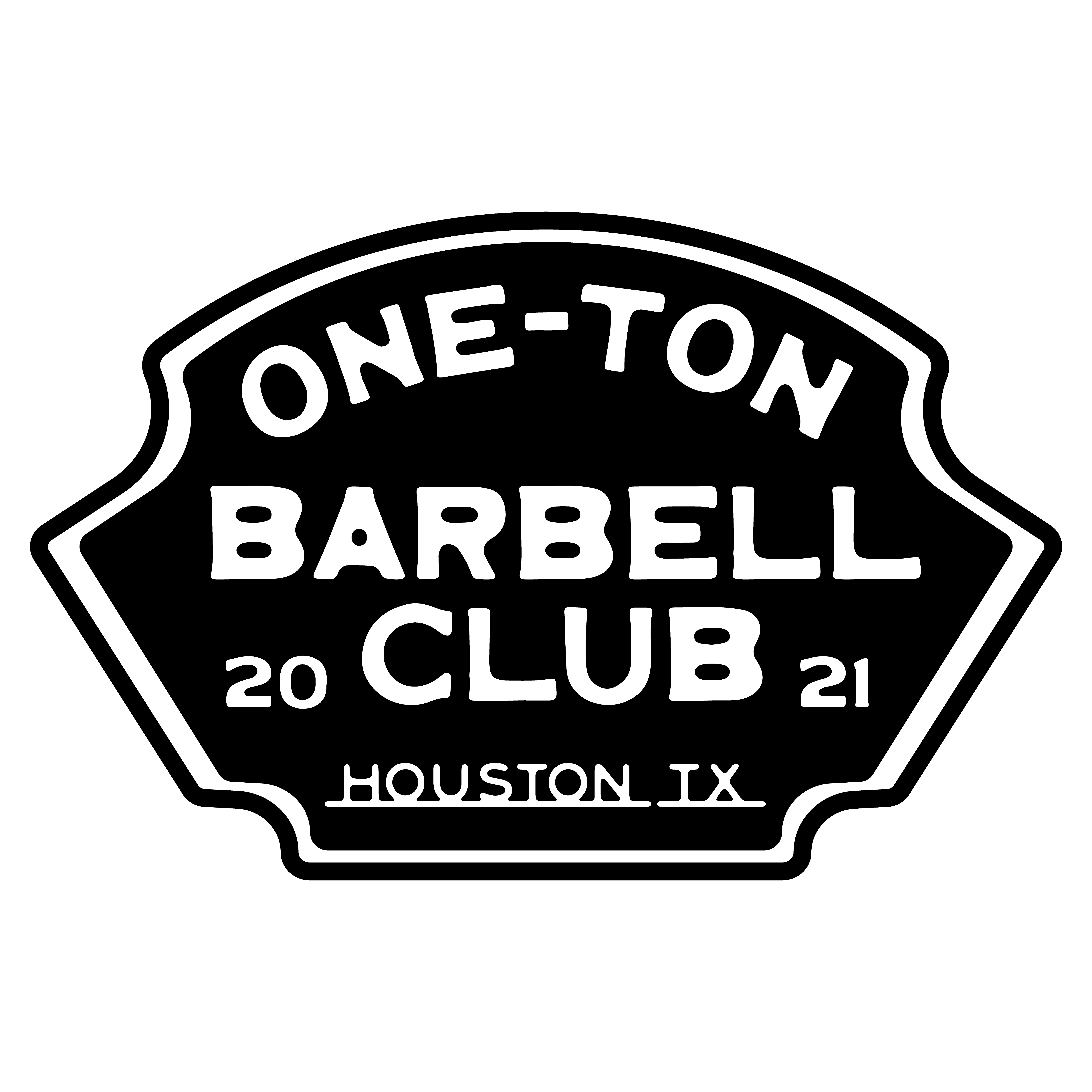 One-Ton Barbell Club Brand Mark
