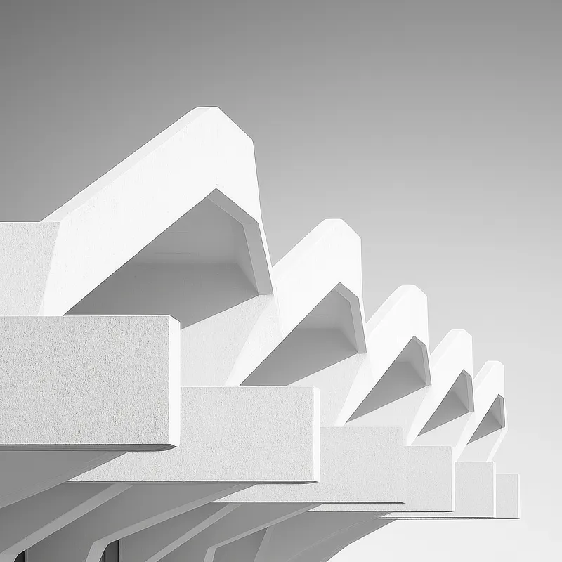 Detailfoto von moderner Architektur