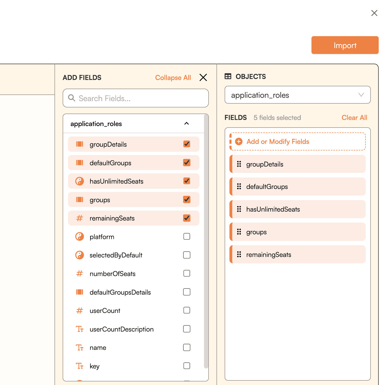 Data preview