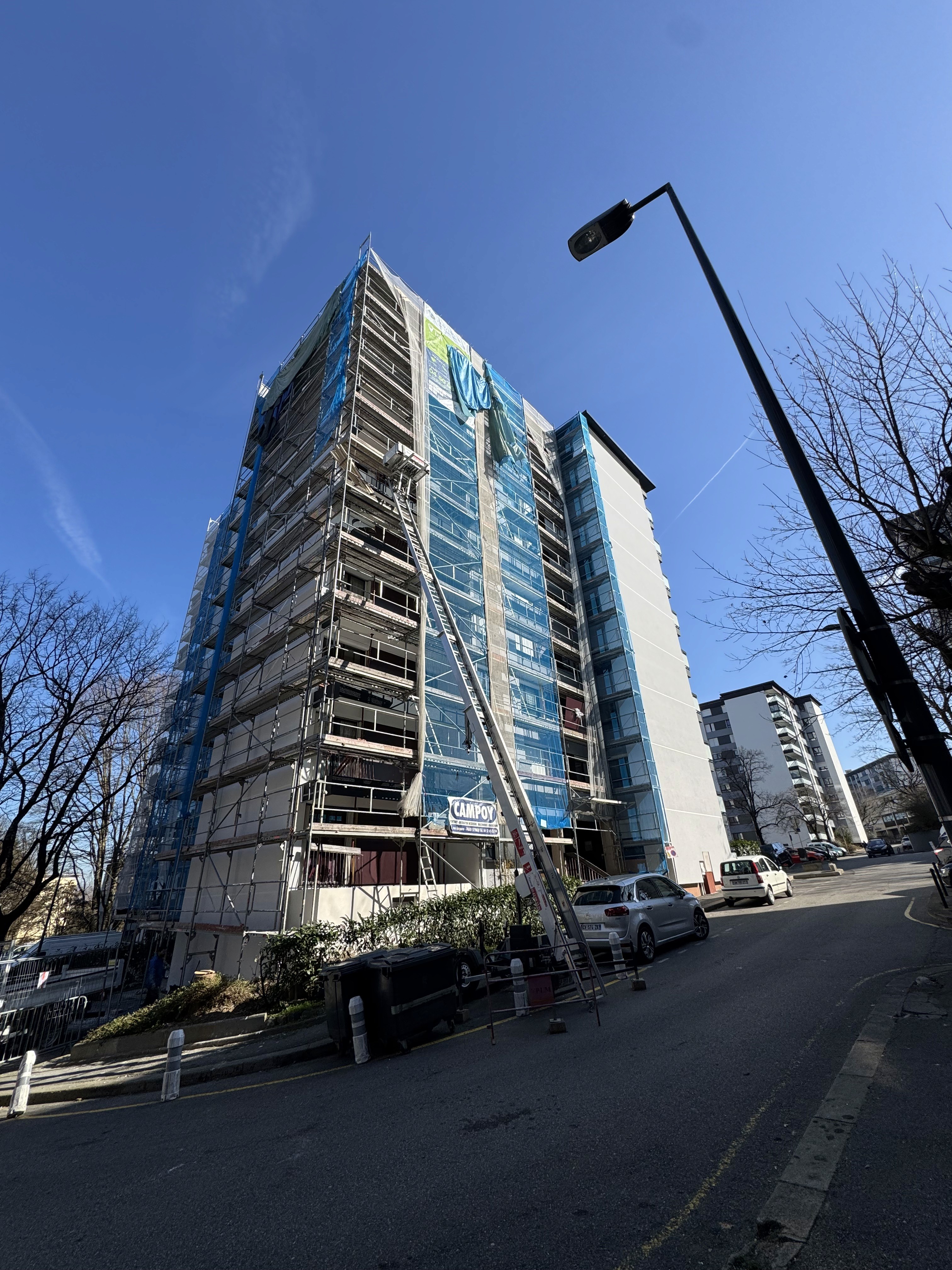 Copropriété avant ravalement de façade