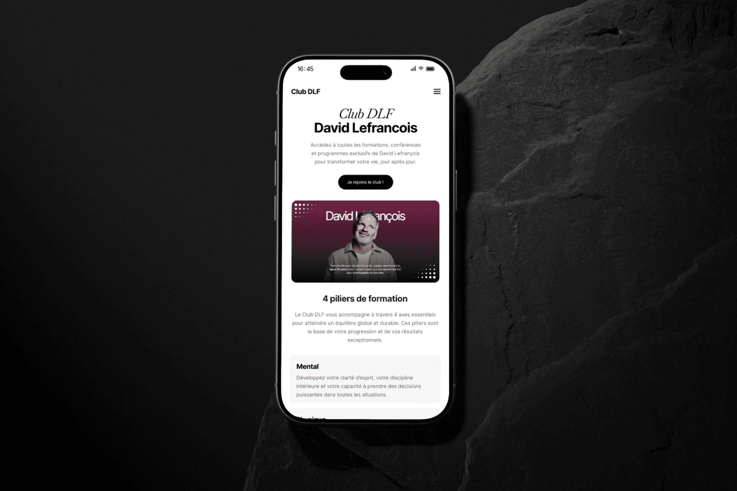 Site optimisé sur tous les écrans.