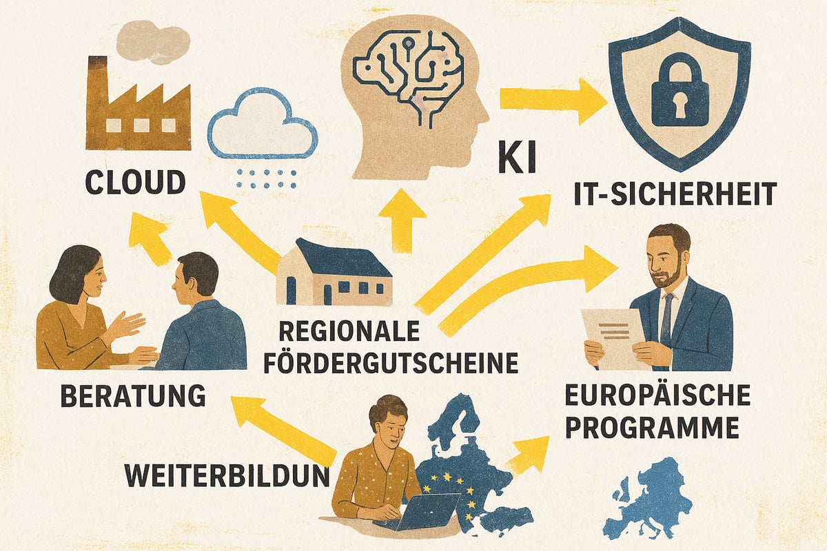 7 Wege zur Digitalisierung Förderung 2026 für Ihr Unternehmen