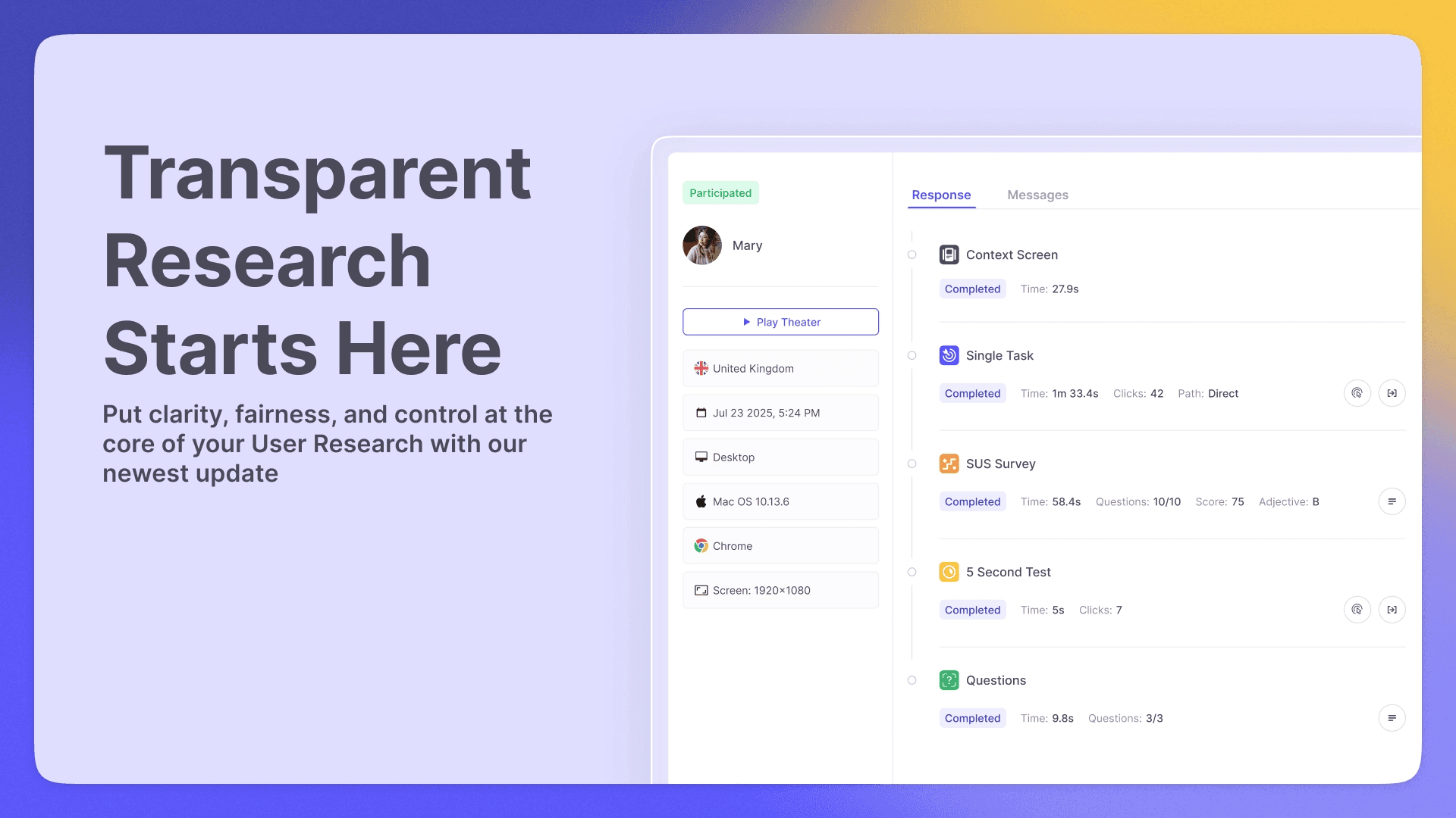 Highighting the importance of transparency in participant recruitment and UX research in general and connecting it with the new features Useberry has available for participant recruitment for ux tests.