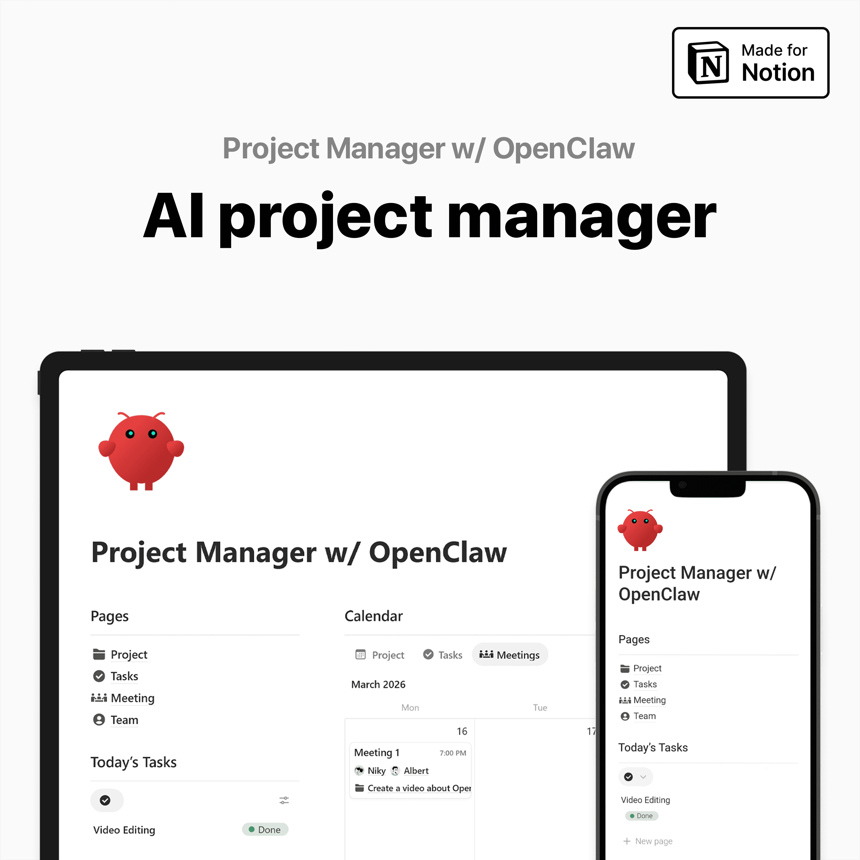 Notion Project Manager with OpenClaw