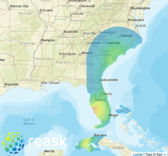 Hurricane Ian landfall