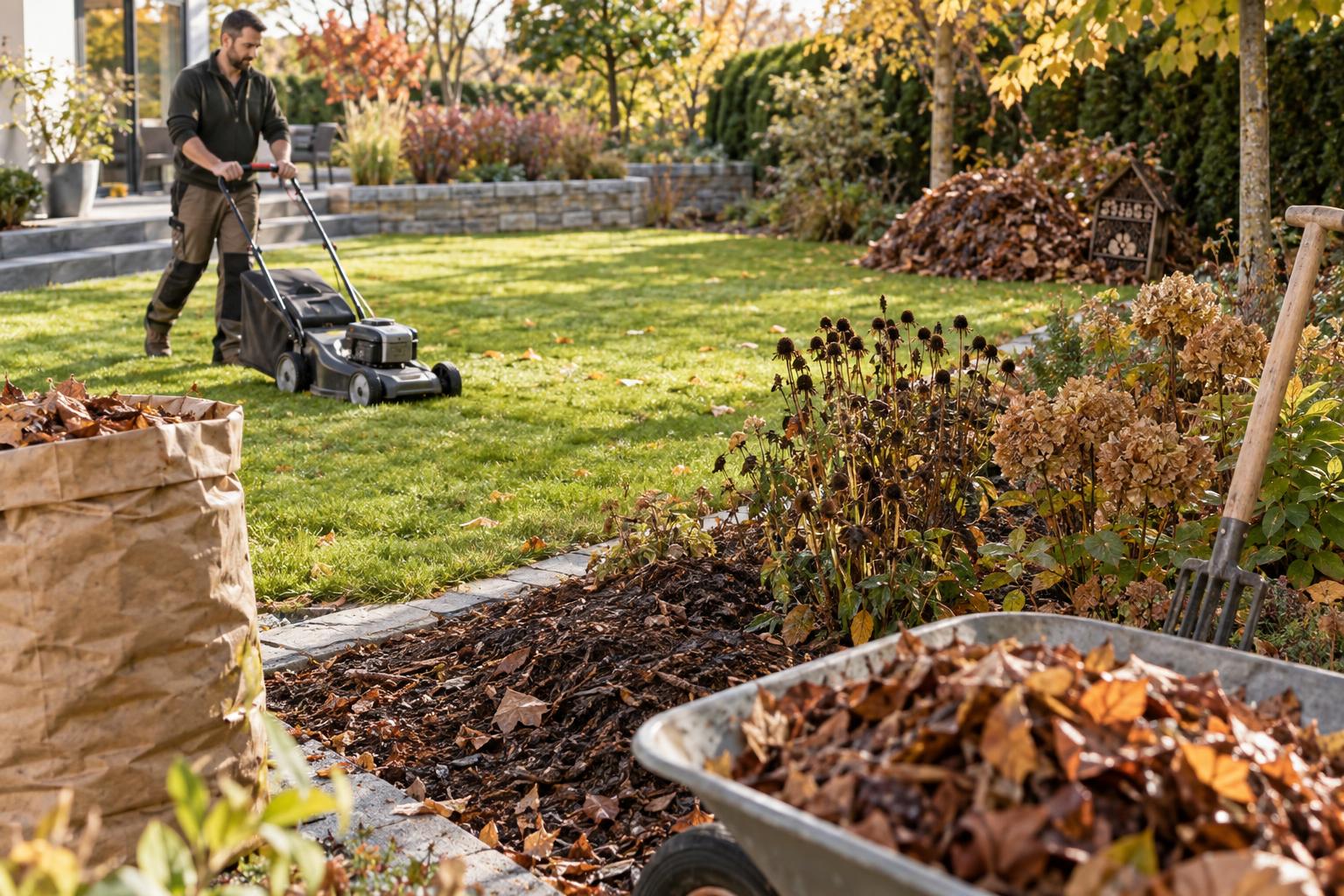 Rasen, Beete und Boden richtig auf den Winter vorbereiten
