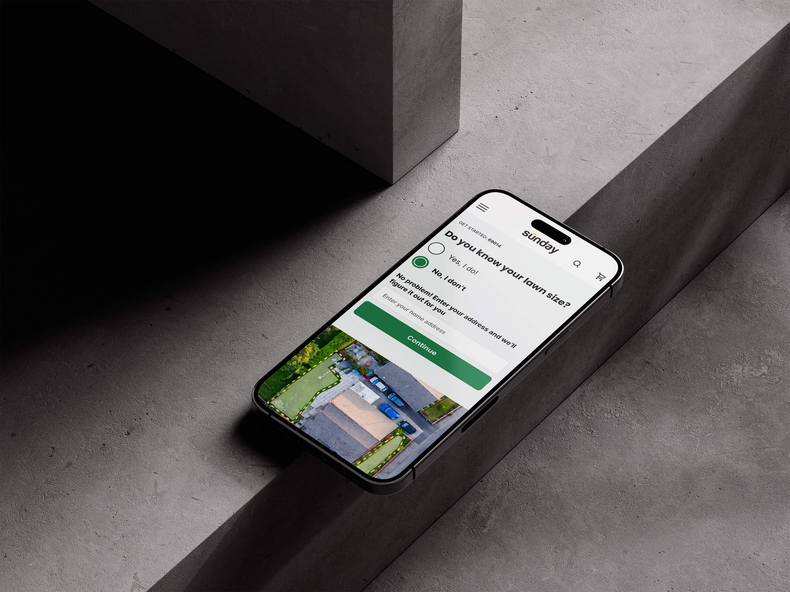 a cell phone with lawn funnel question