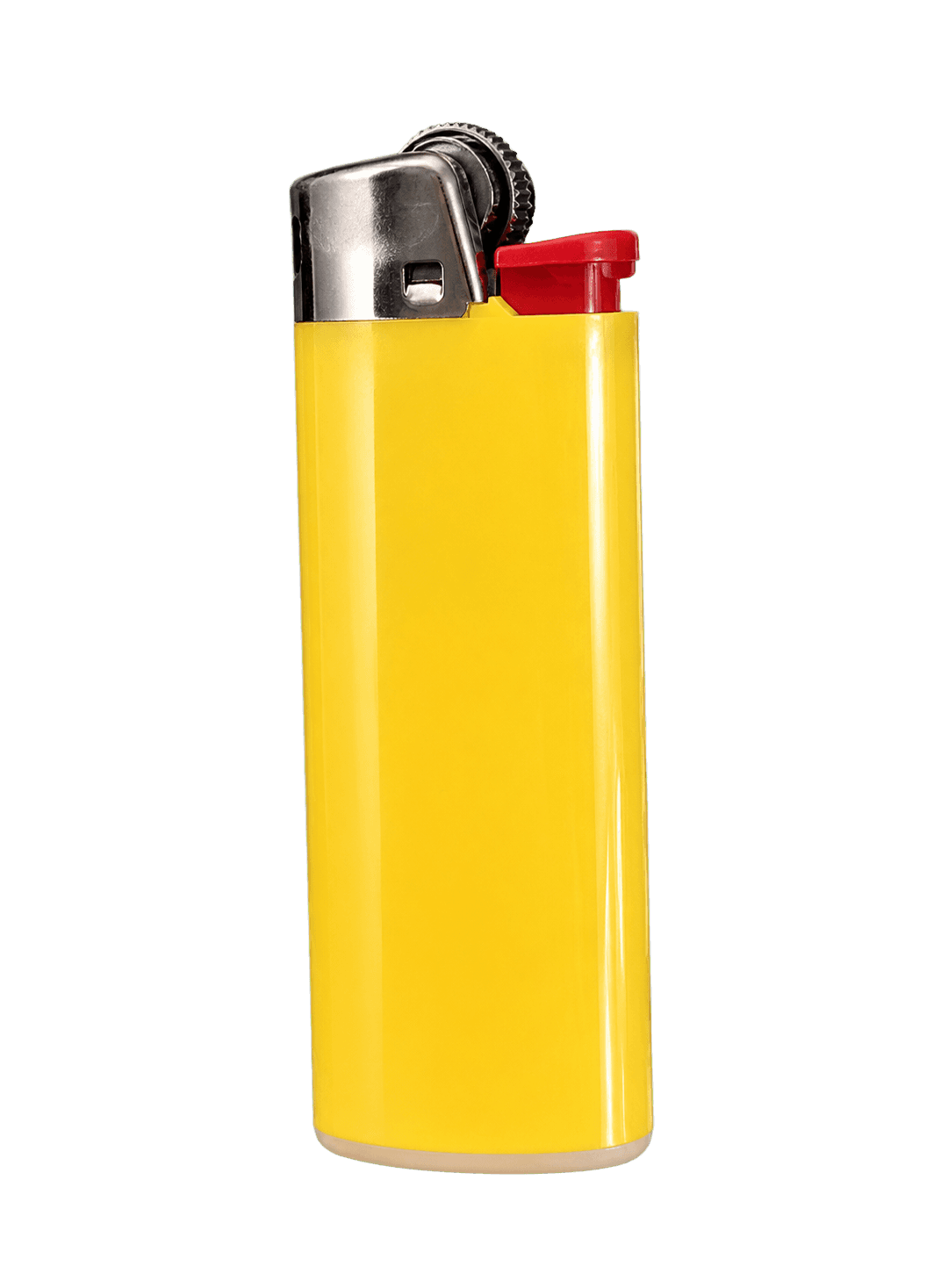 Yellow disposable lighter