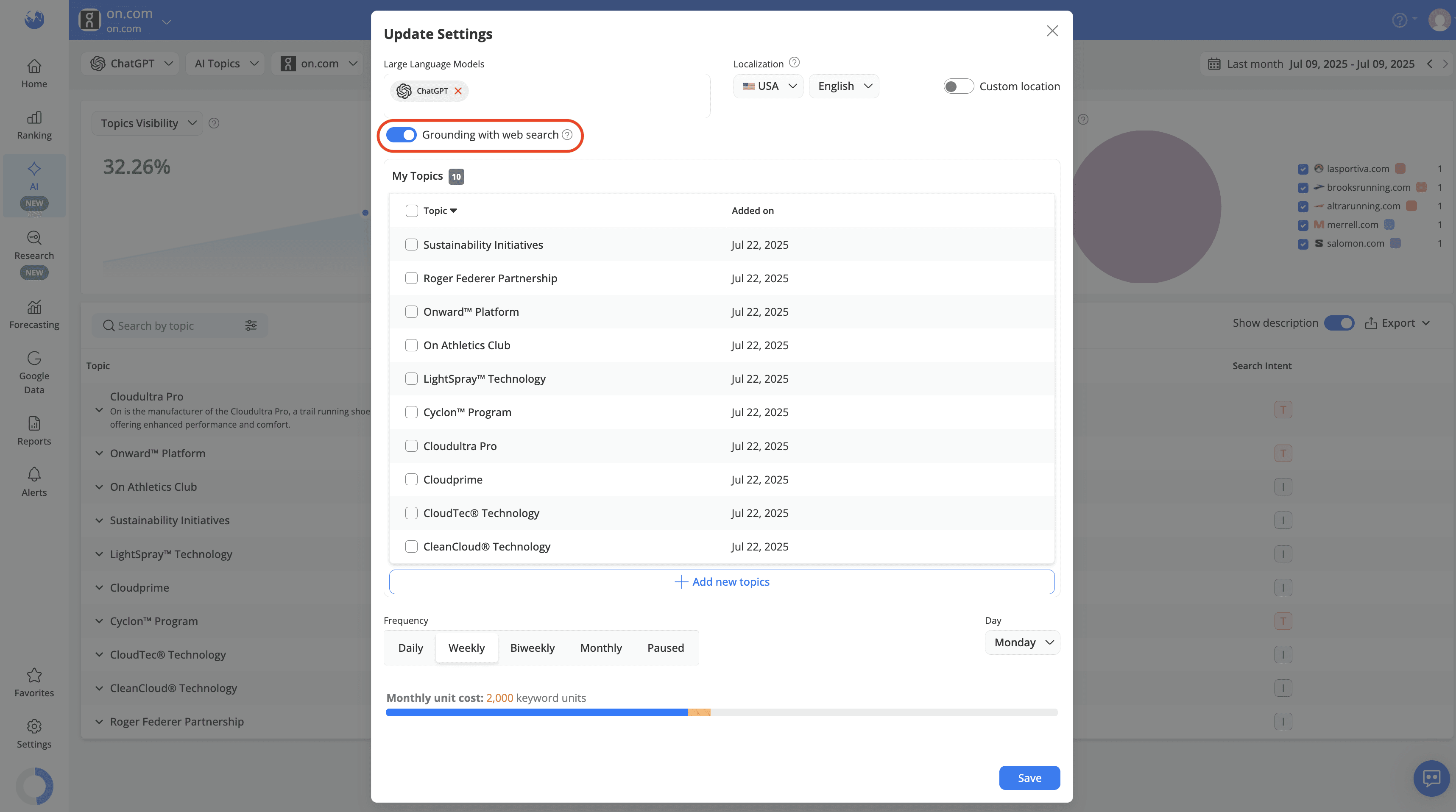 web-search-mode-feature-in-ai-brand-visibility-updates