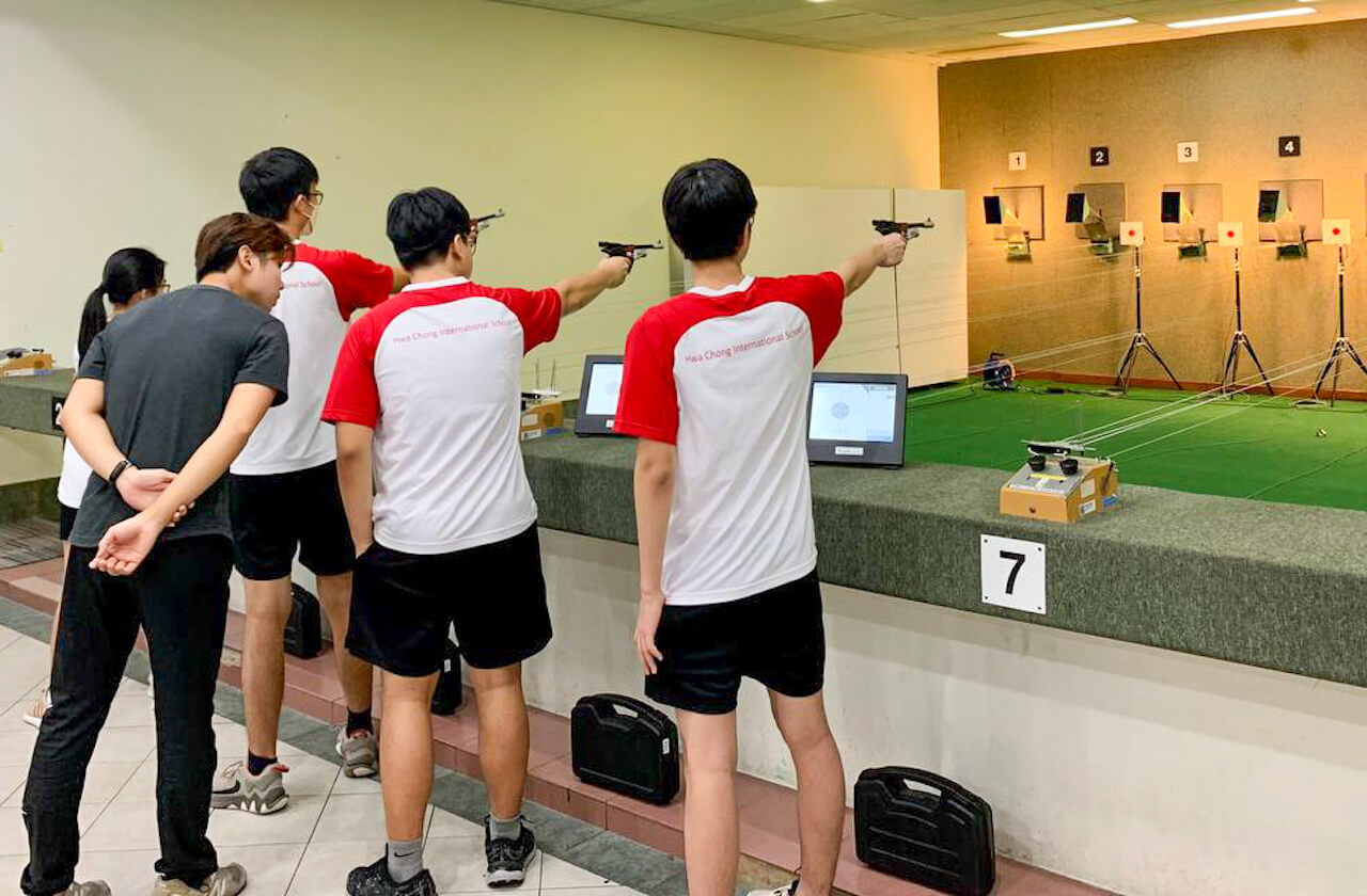 Hwa Chong International School Air Pistol | Singapore International School 