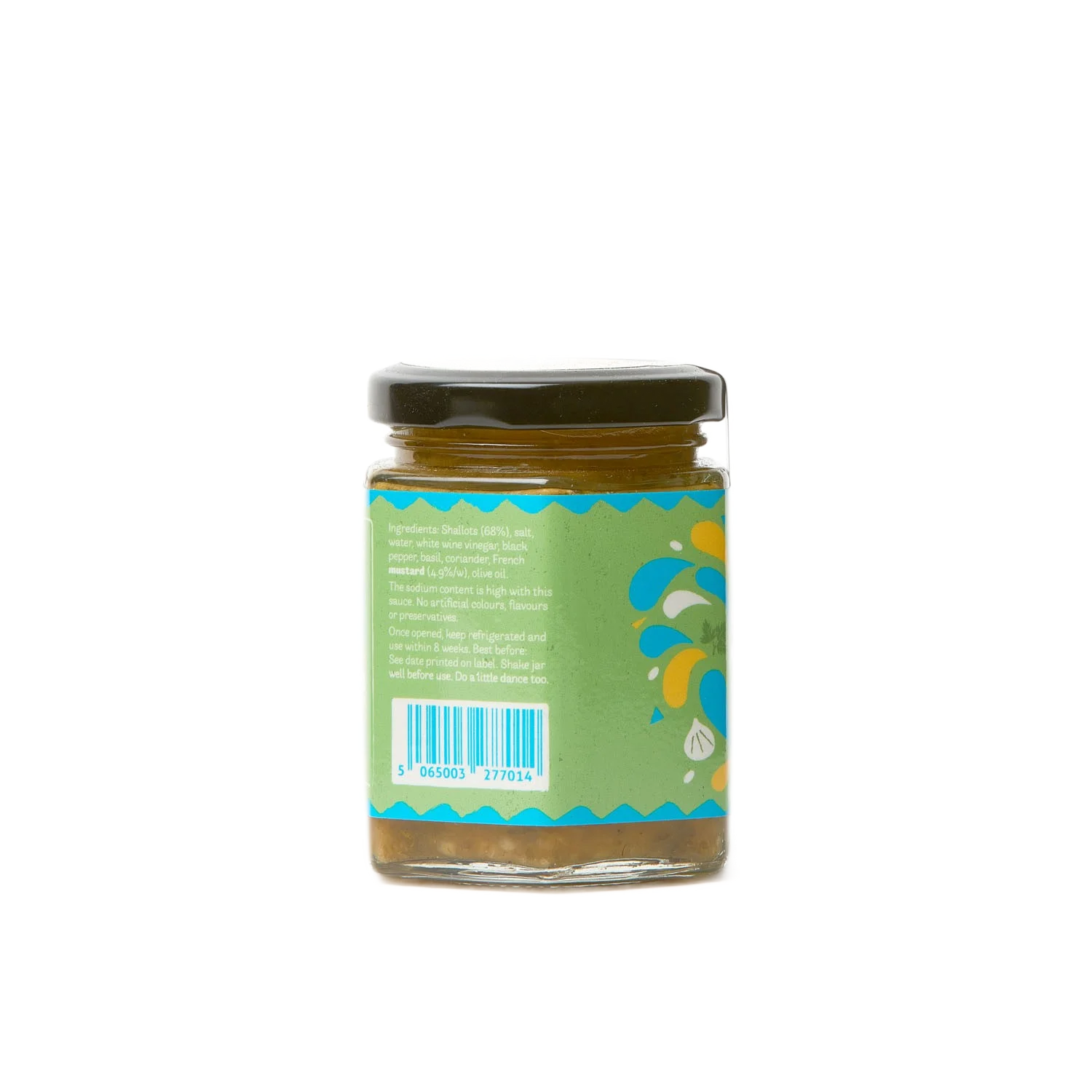 Full Feast Herbal Sauce jar — base view showing barcode and product details