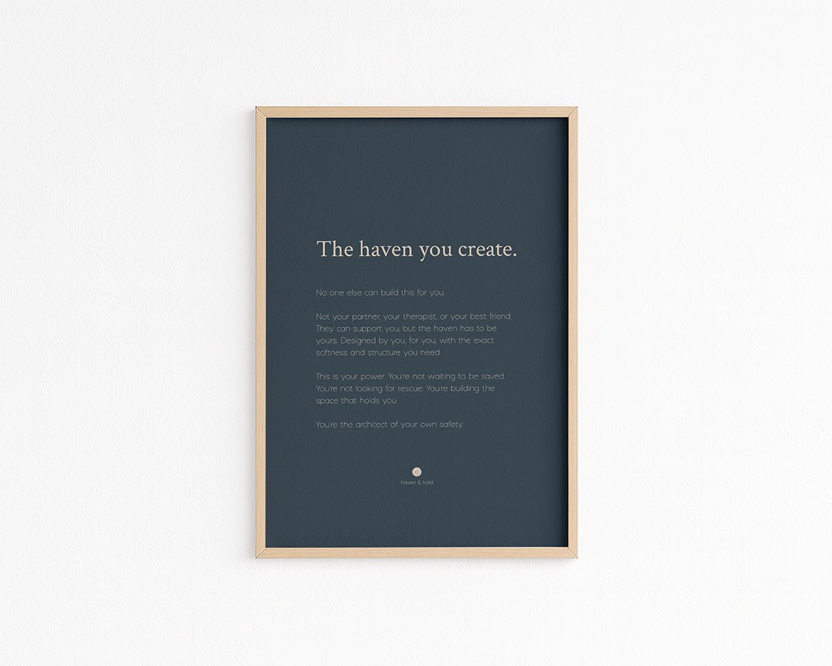 The Haven You Create • Premium Art Print • Ready to Frame - Haven & Hold