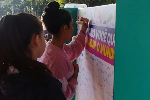 Estação 'Mude o Mundo LAB'.