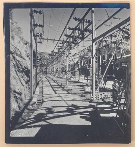 Patio de Alta Tensión de central hidroeléctrica