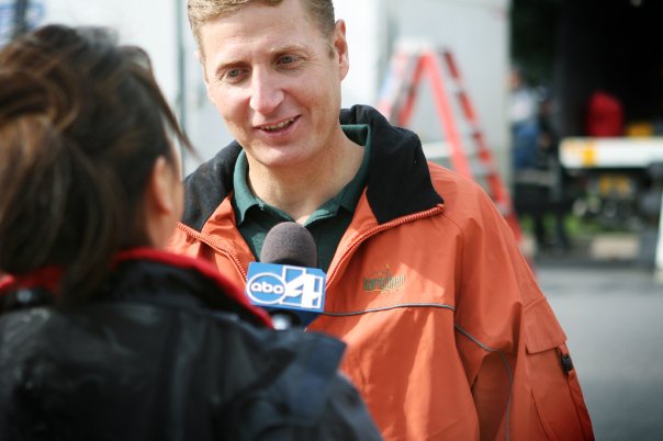 Troy Kartchner Getting Interviewed