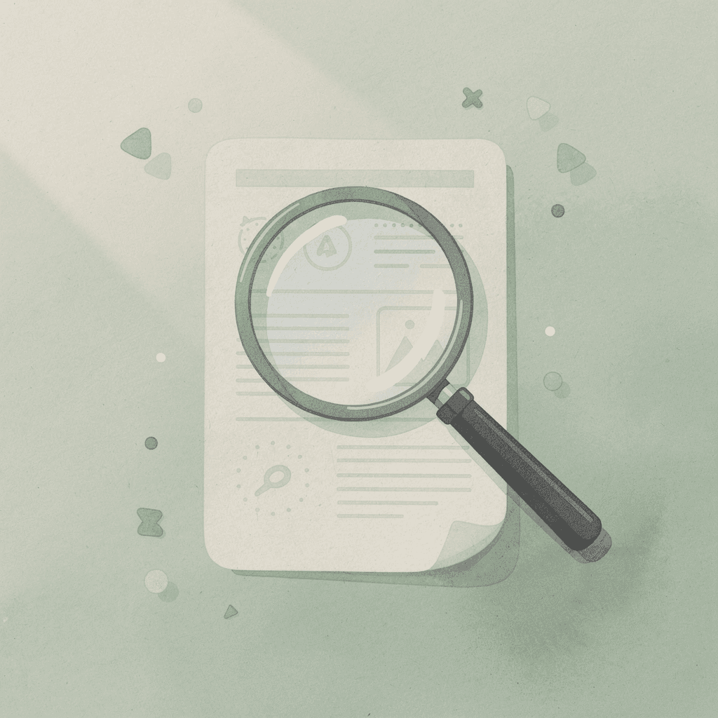 Magnifying glass examining a legal document representing an active lawsuit investigation