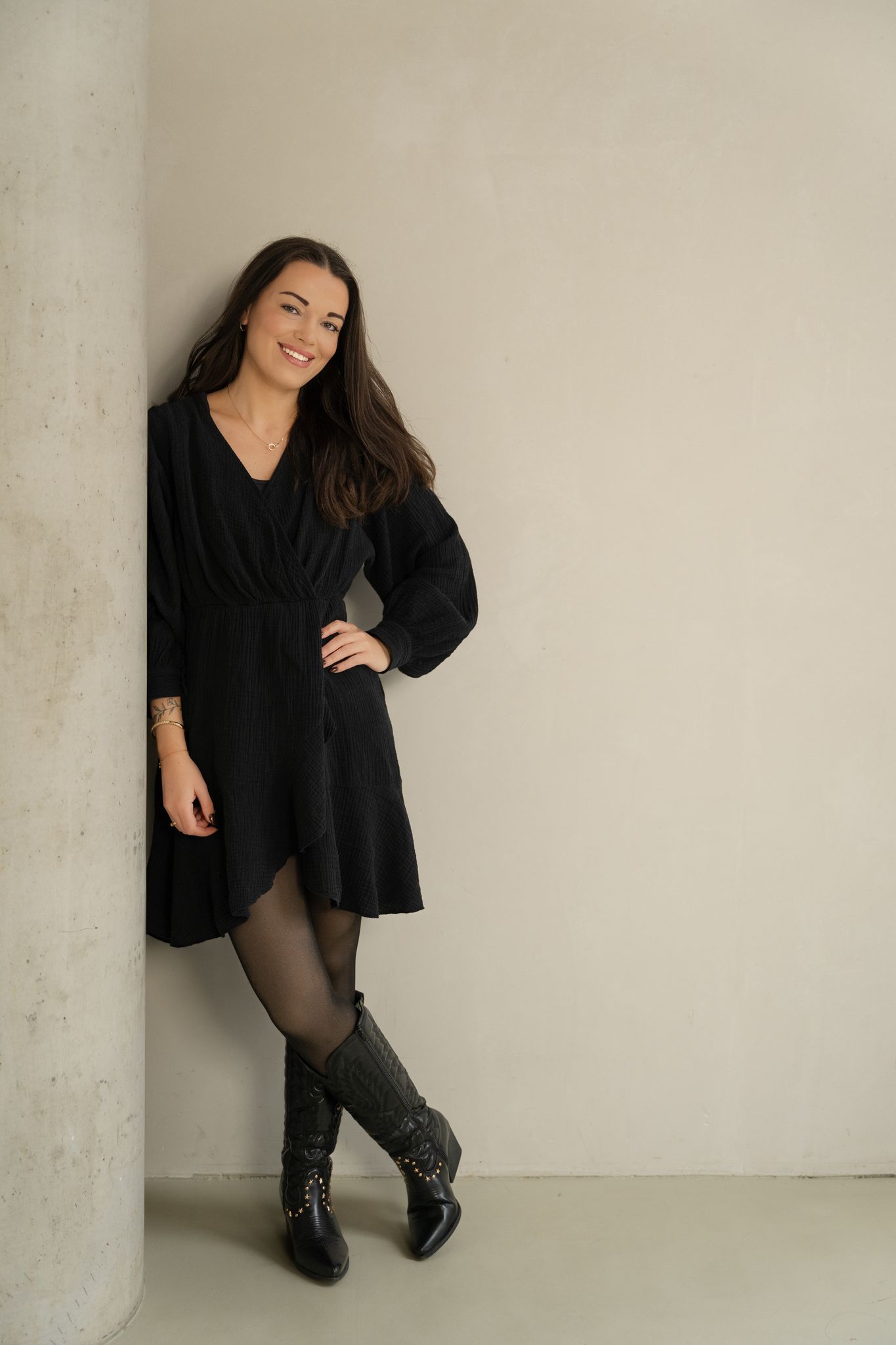 Portrait of portfolio creator – front view