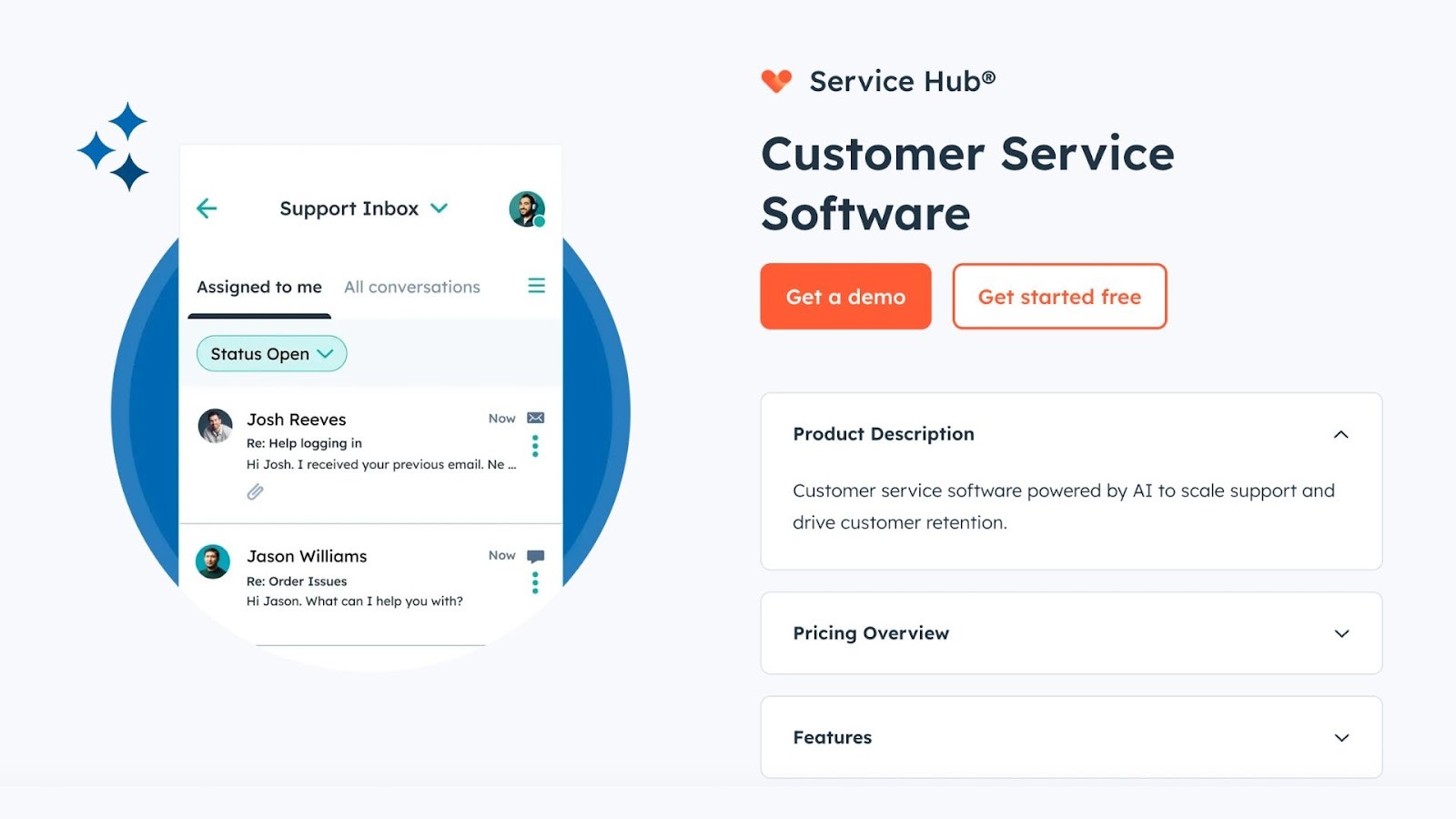 HubSpot's CRM-powered customer service knowledge base