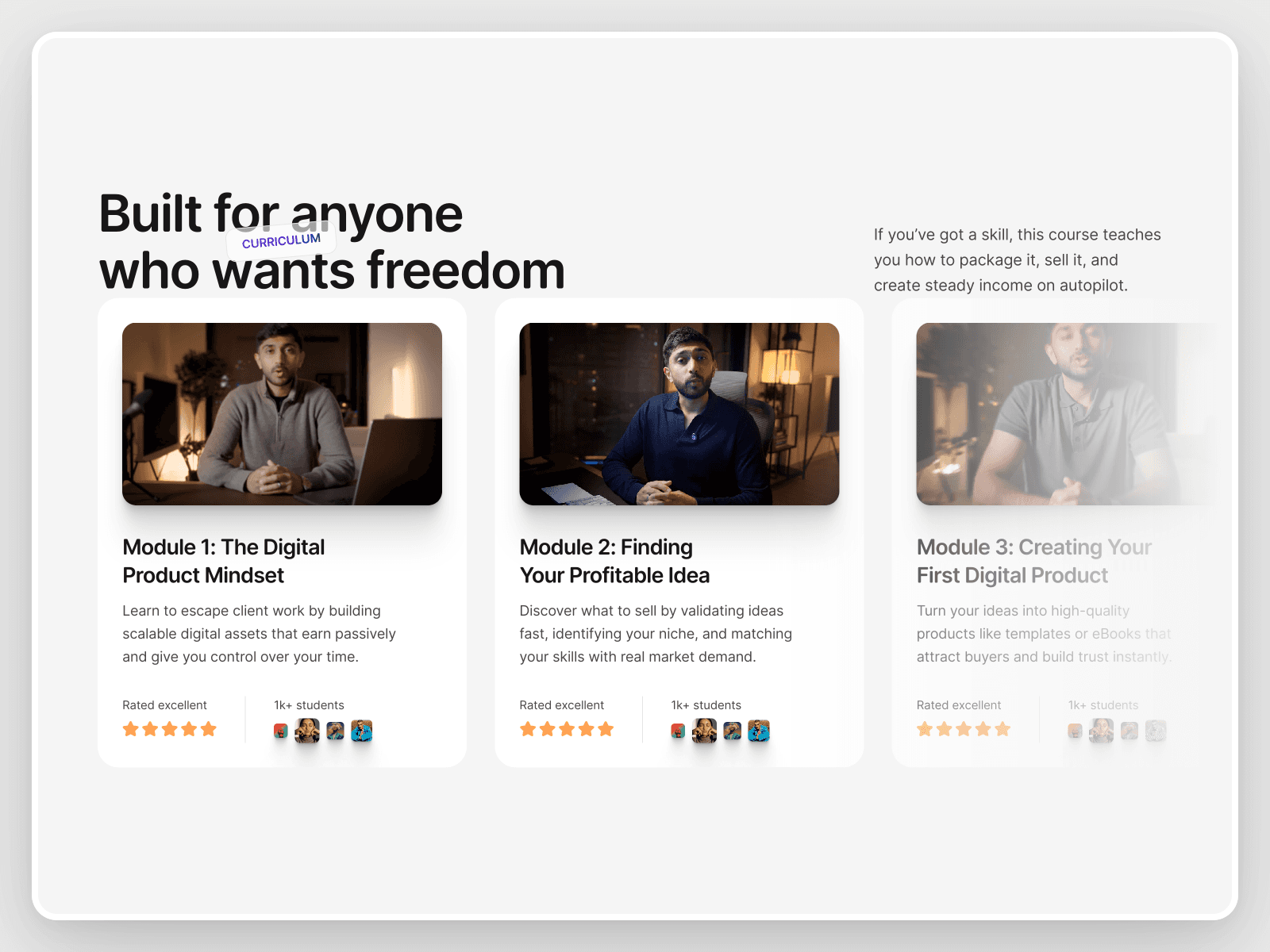 Monetize Framer Template for Online Course Creators
