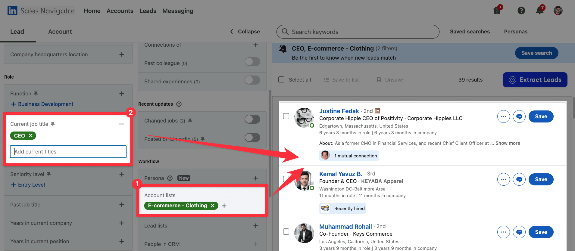 Find Decision-Makers Inside Those Companies in LinkedIn Sales Navigator