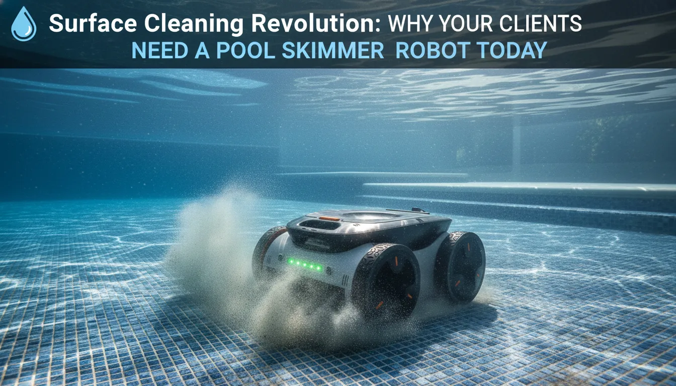 Surface Cleaning Revolution: Why Your Clients Need a Pool Skimmer Robot Today