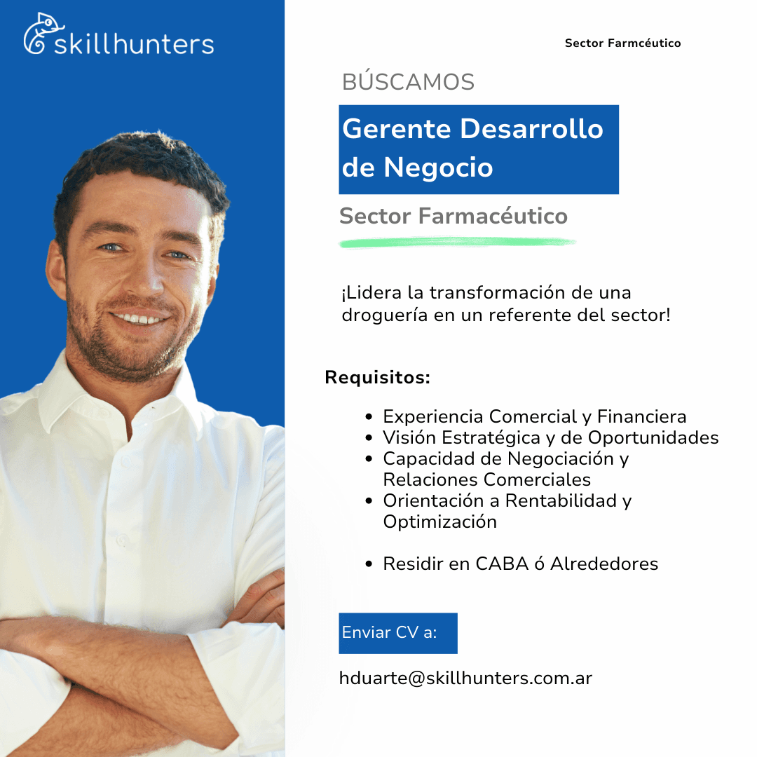 buscamos gerente de drogueria