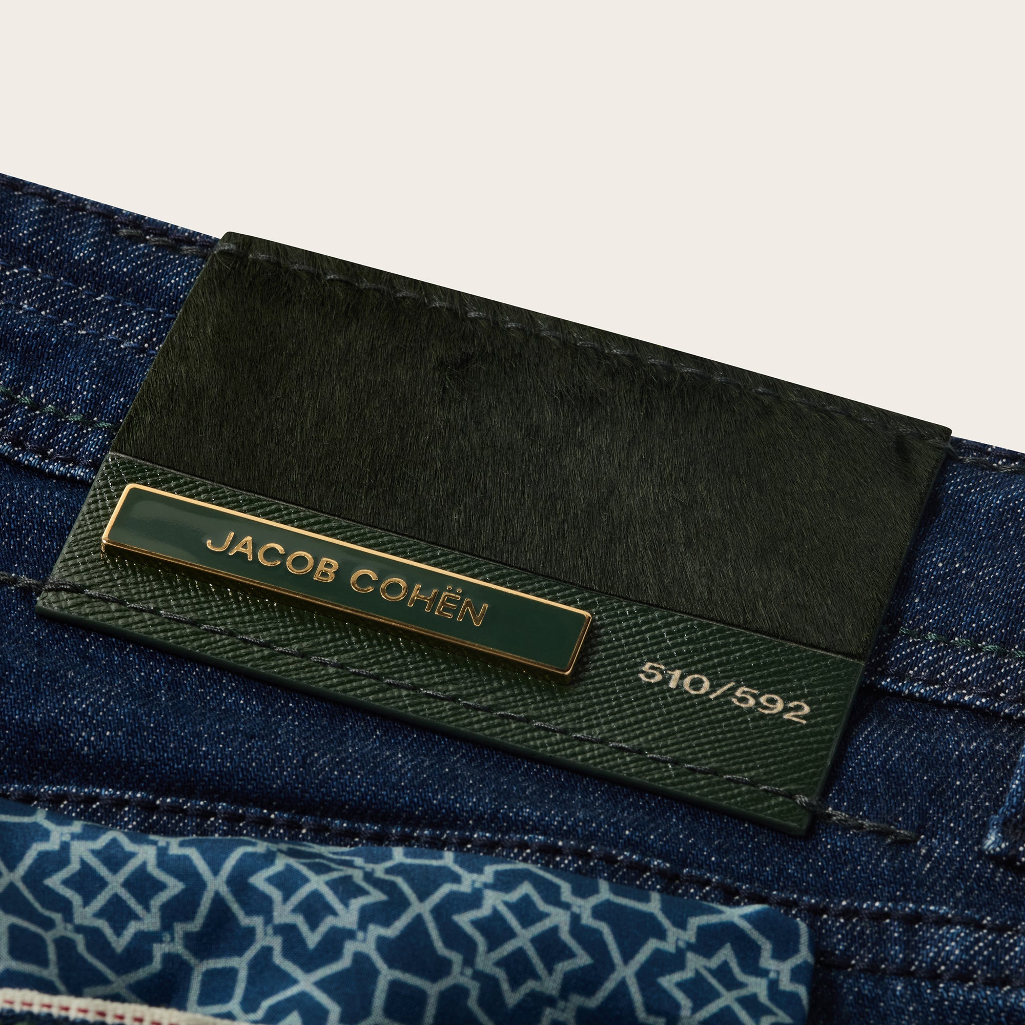 Bard Limited Edition Slim Fit Jeans in Dark Blue - Mandelli UK