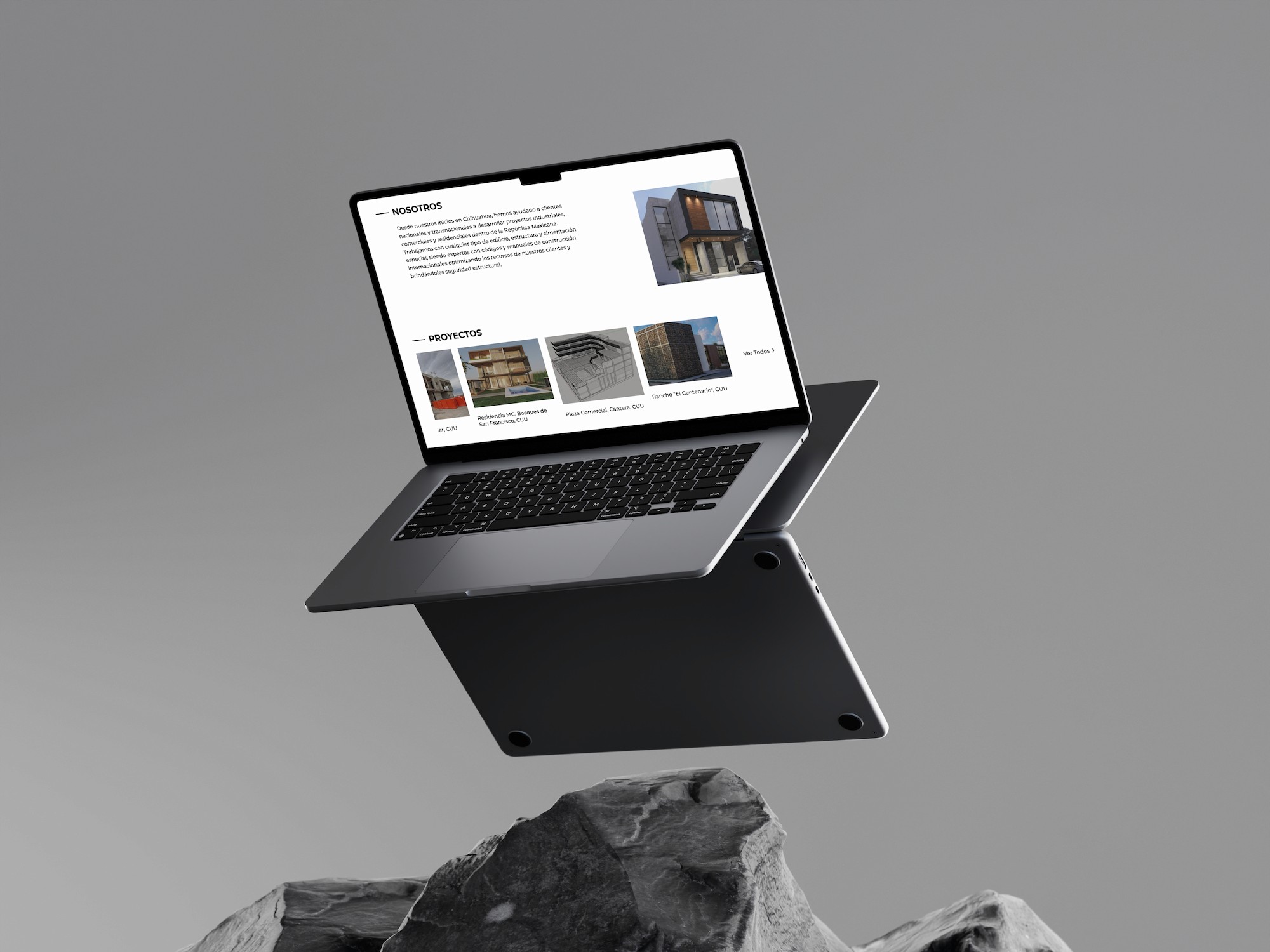 Valencia Estructuristas MacBook Pro Mockup
