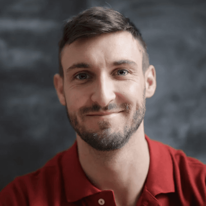 A portrait of a man facing the camera