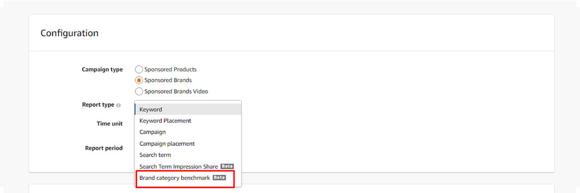 New Amazon Sponsored Ads Report - Brand Category Benchmark