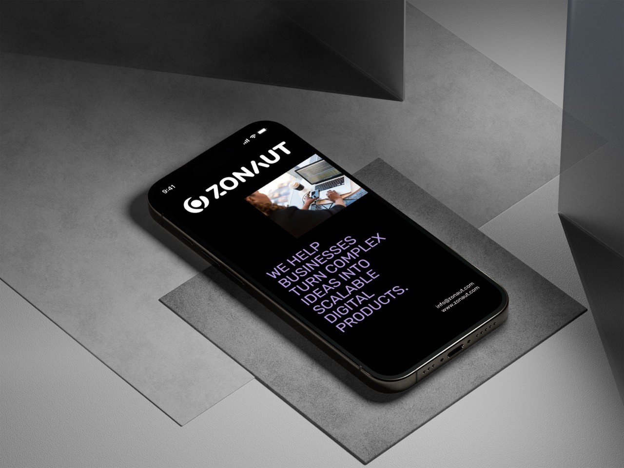 Website Design of a Technology brand