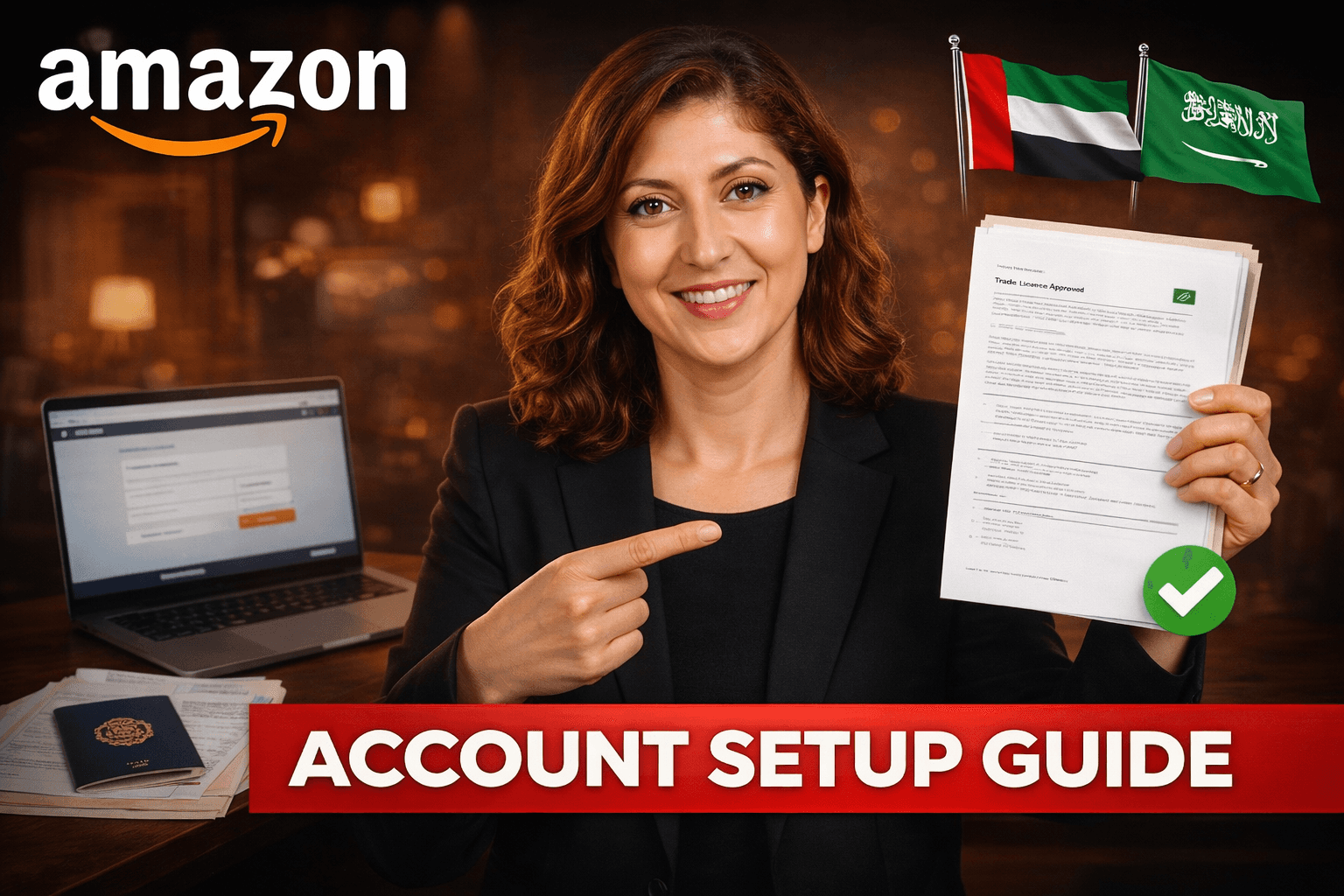 Step-by-step guide to setting up an Amazon seller account in the UAE and Saudi Arabia