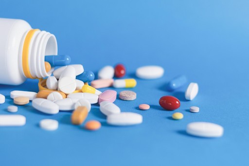 A lot of different pills, illustrating healthcare