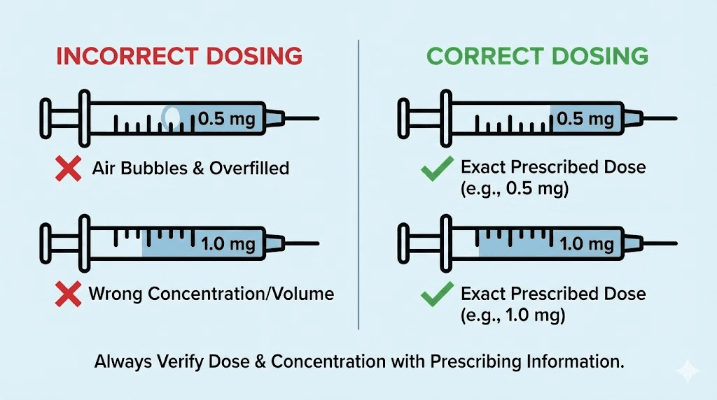 Common semaglutide dosing errors and how to avoid them