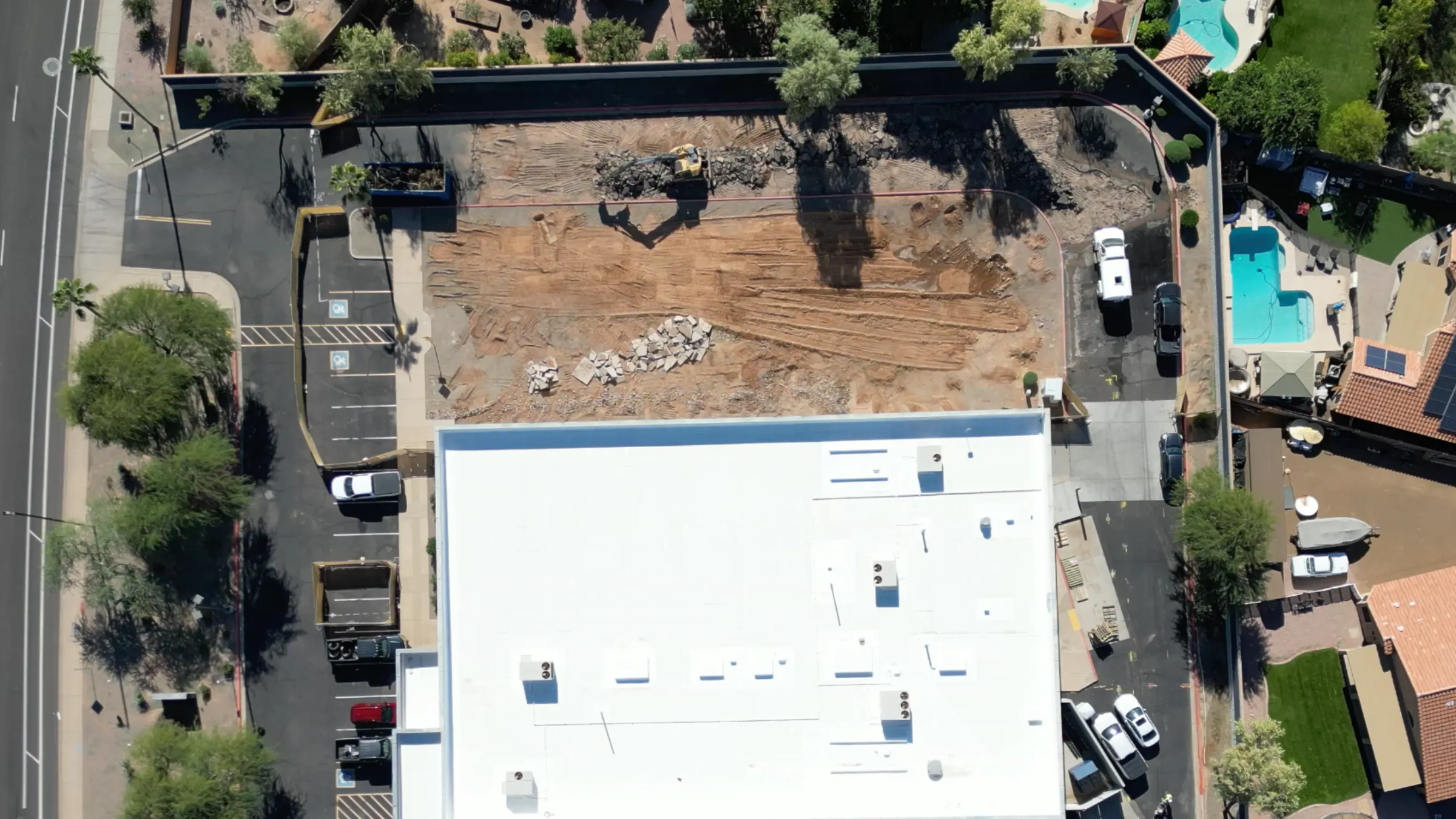 UTV Stereo building expansion site in Mesa, Arizona