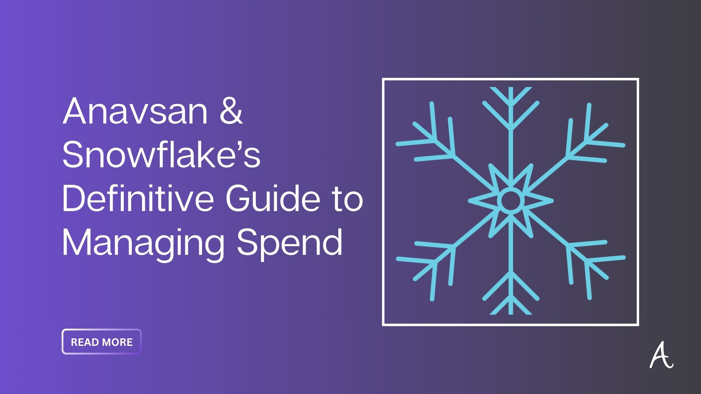 How Anavsan Implements Snowflake's Definitive Guide to Managing Spend: A Technical Deep Dive
