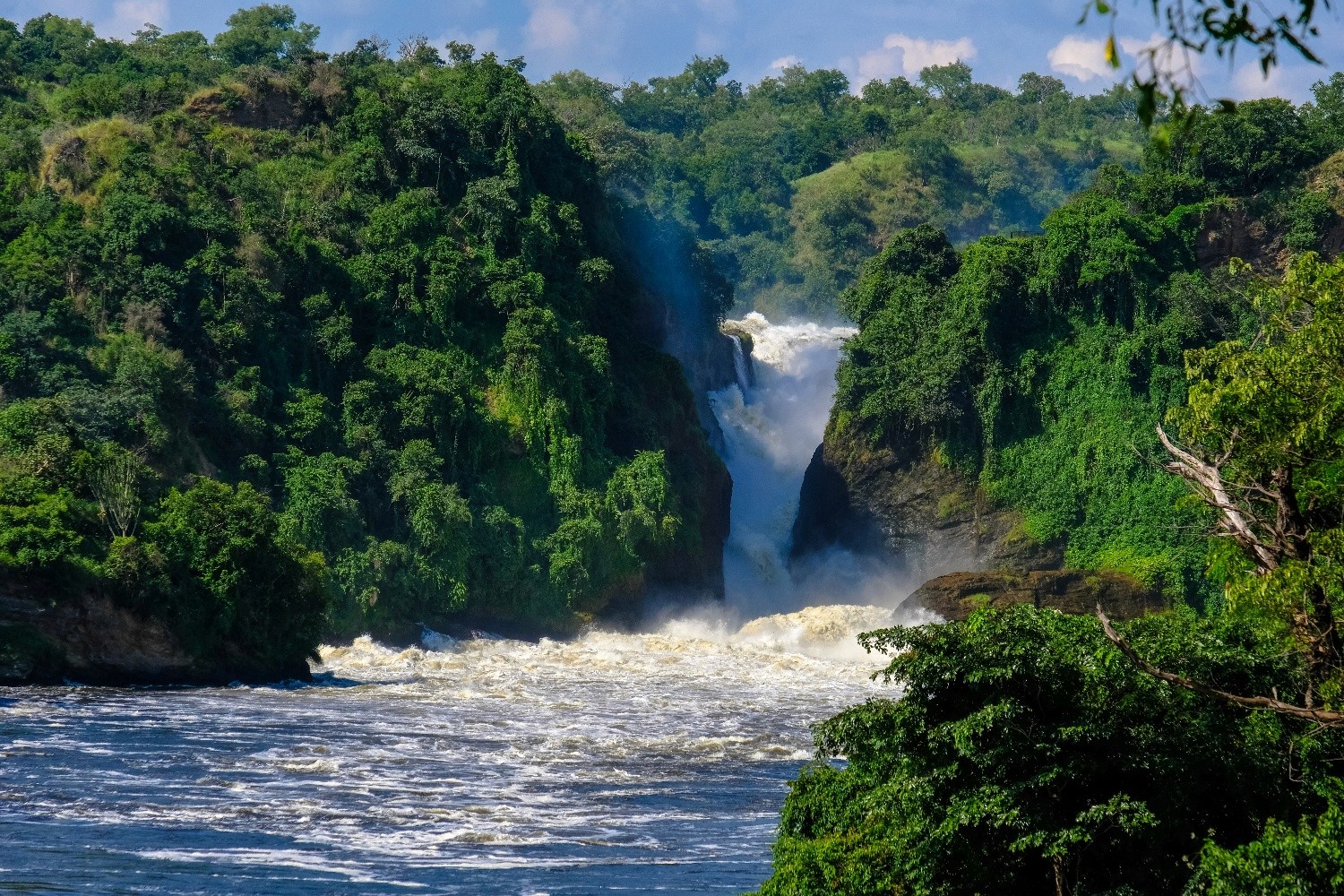 waterfall-middle-cliffs-with-trees-plants-sunny-day