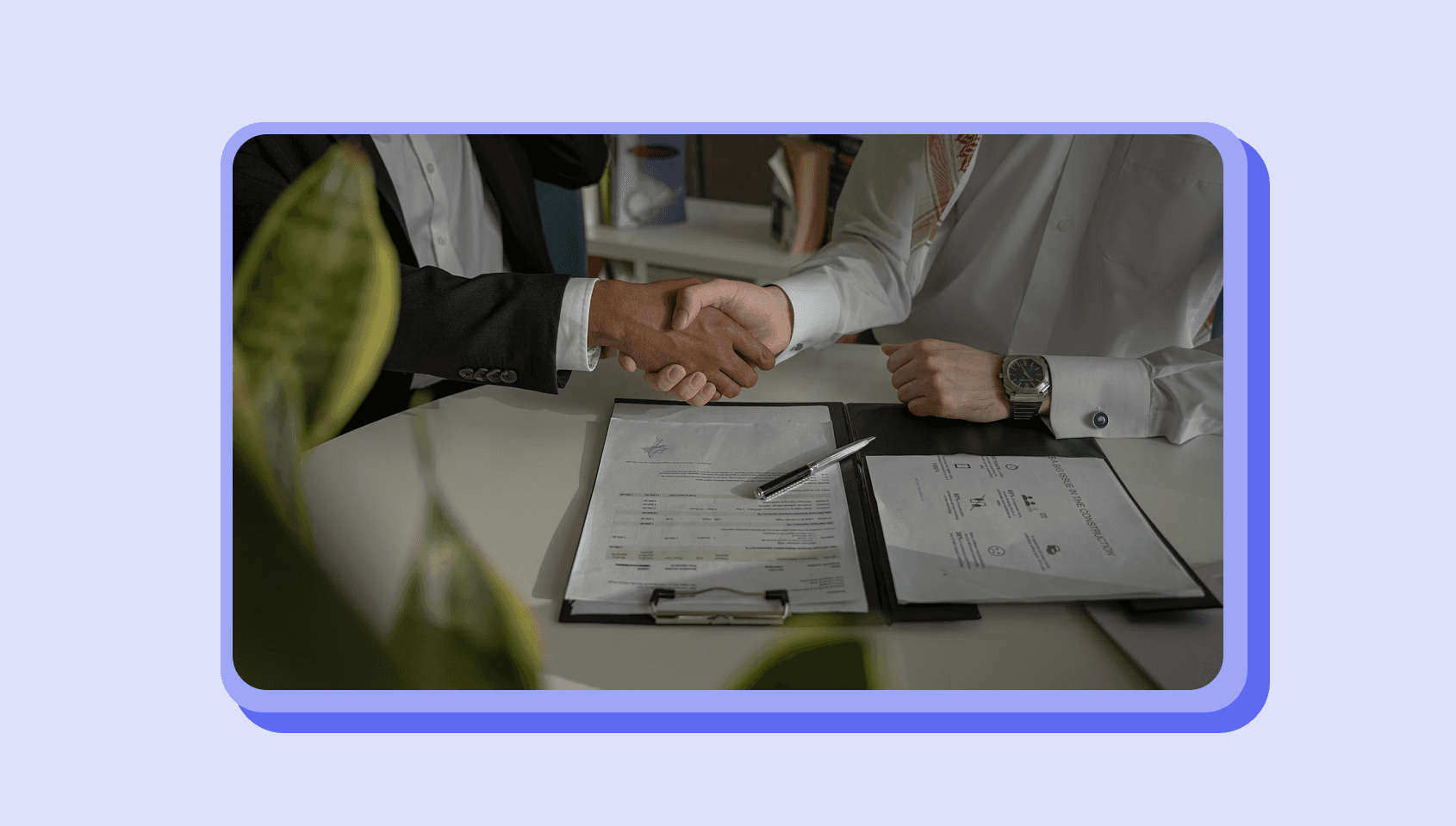 Two people give a handshake, reciprocating the authenticity of relationships.