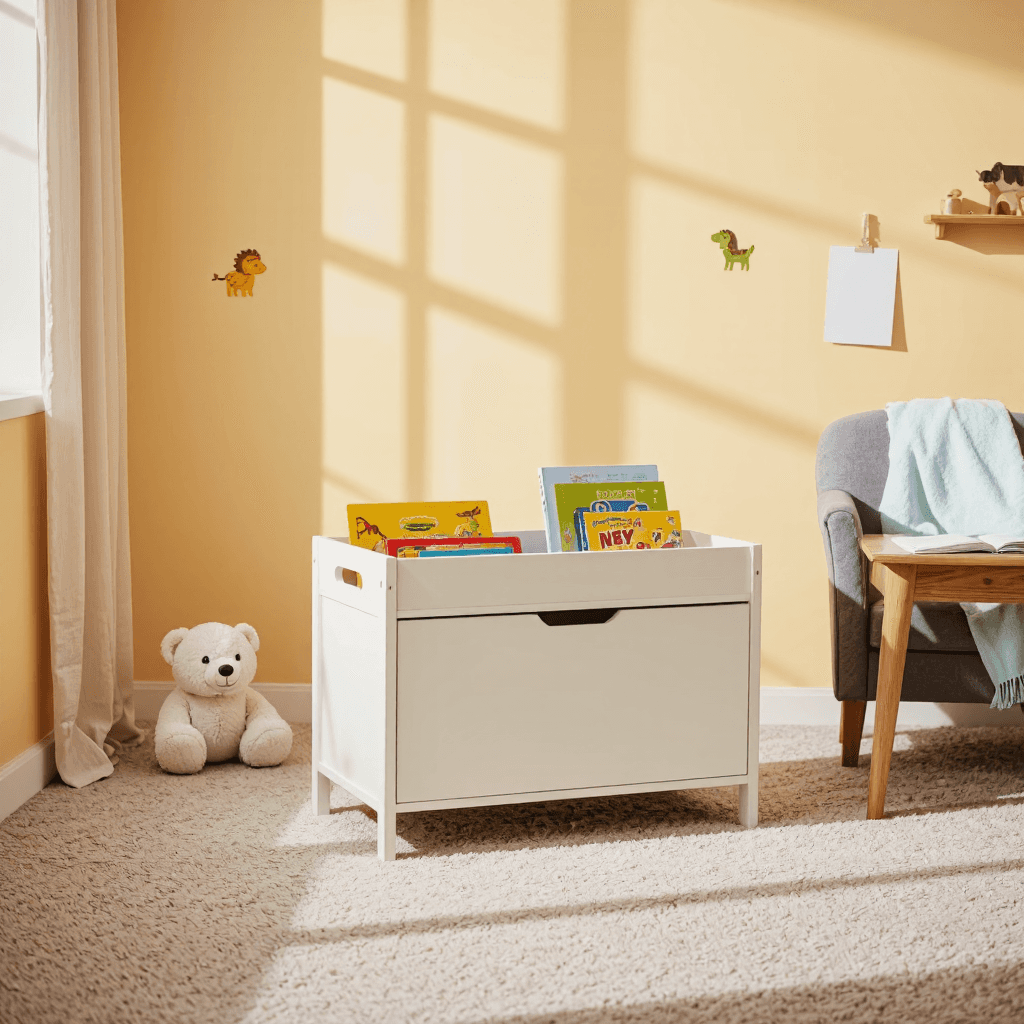 product photography of Children's Toy and Book Storage